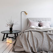 Candeeiro de Pé – 120 cm – Preto e Vintage – Metal