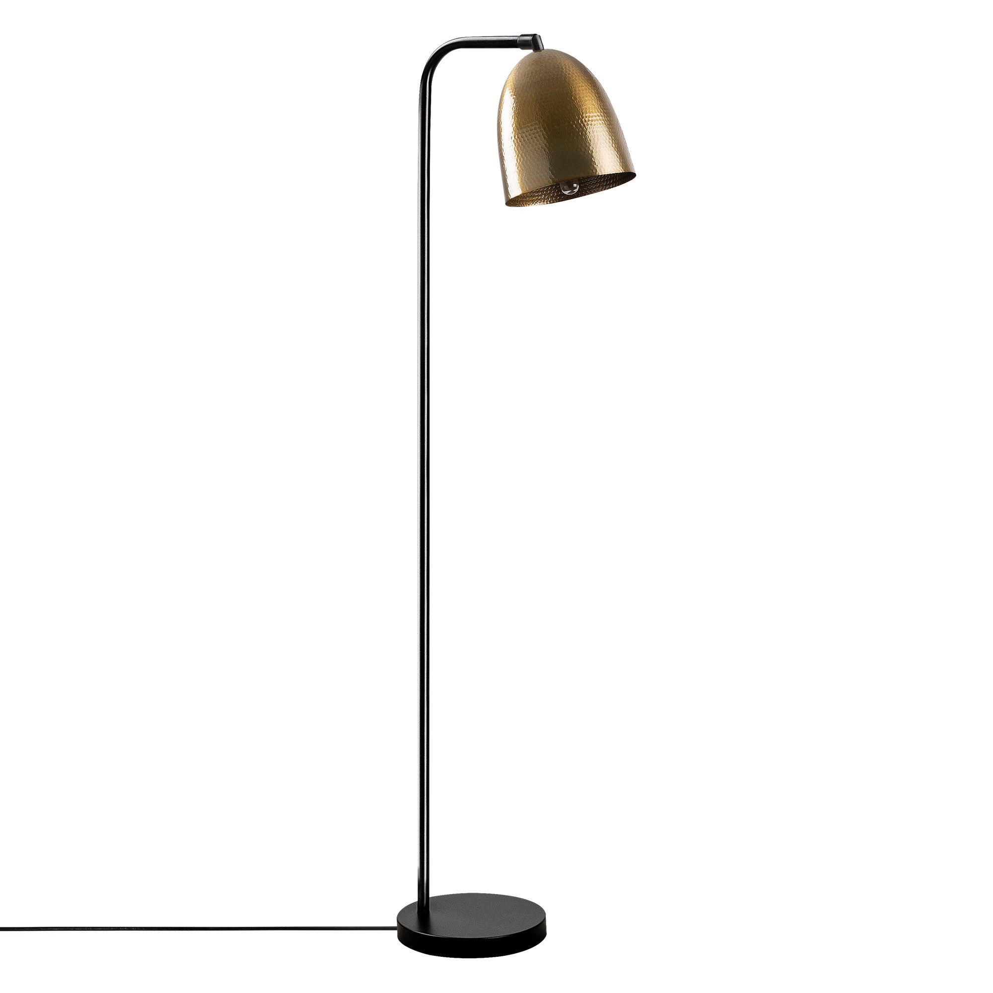 Candeeiro de Pé – 120 cm de Altura – Preto e Vintage – Metal