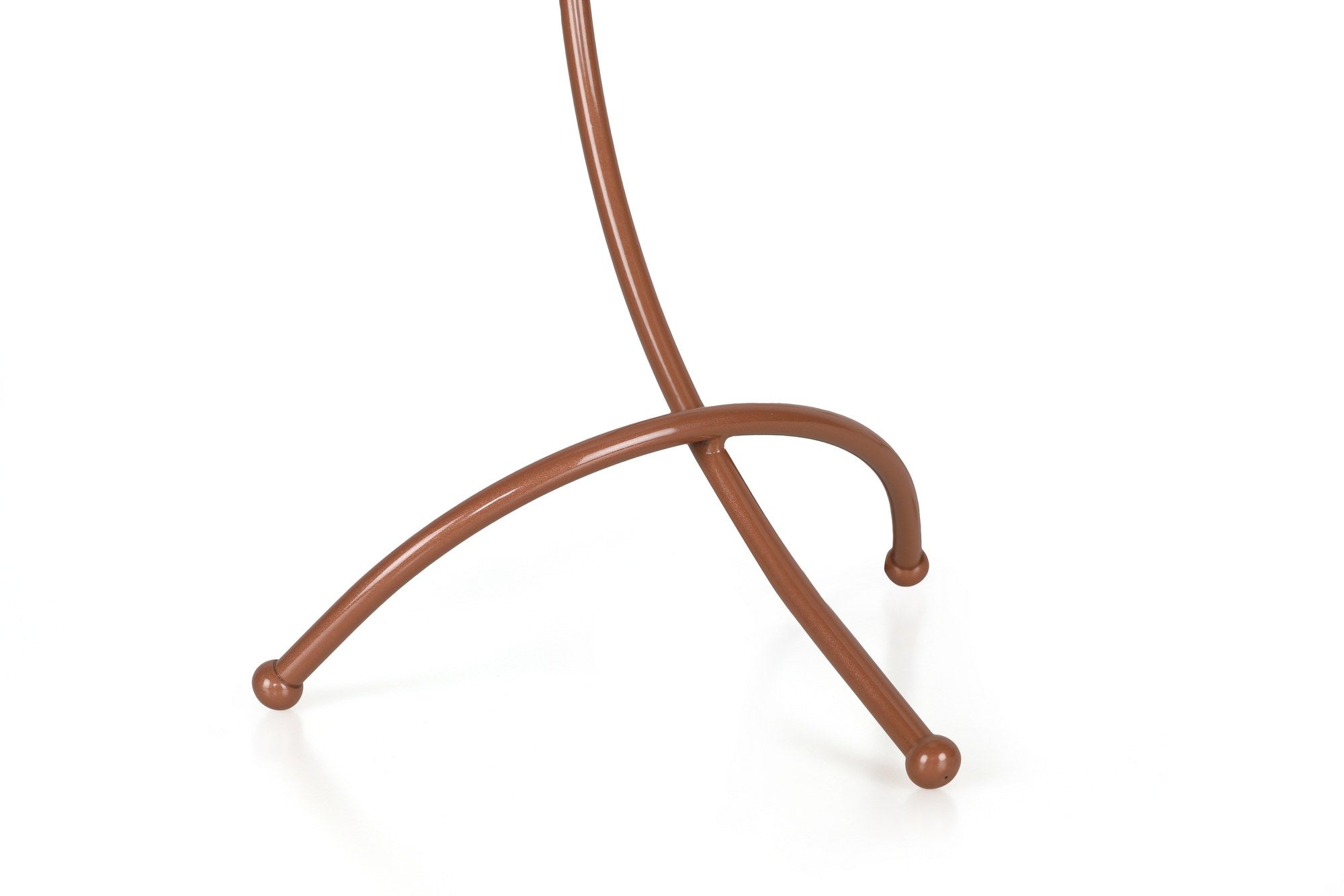Candeeiro de Mesa – 23 x 18 cm – Branco e Cobre – Ferro e vidro