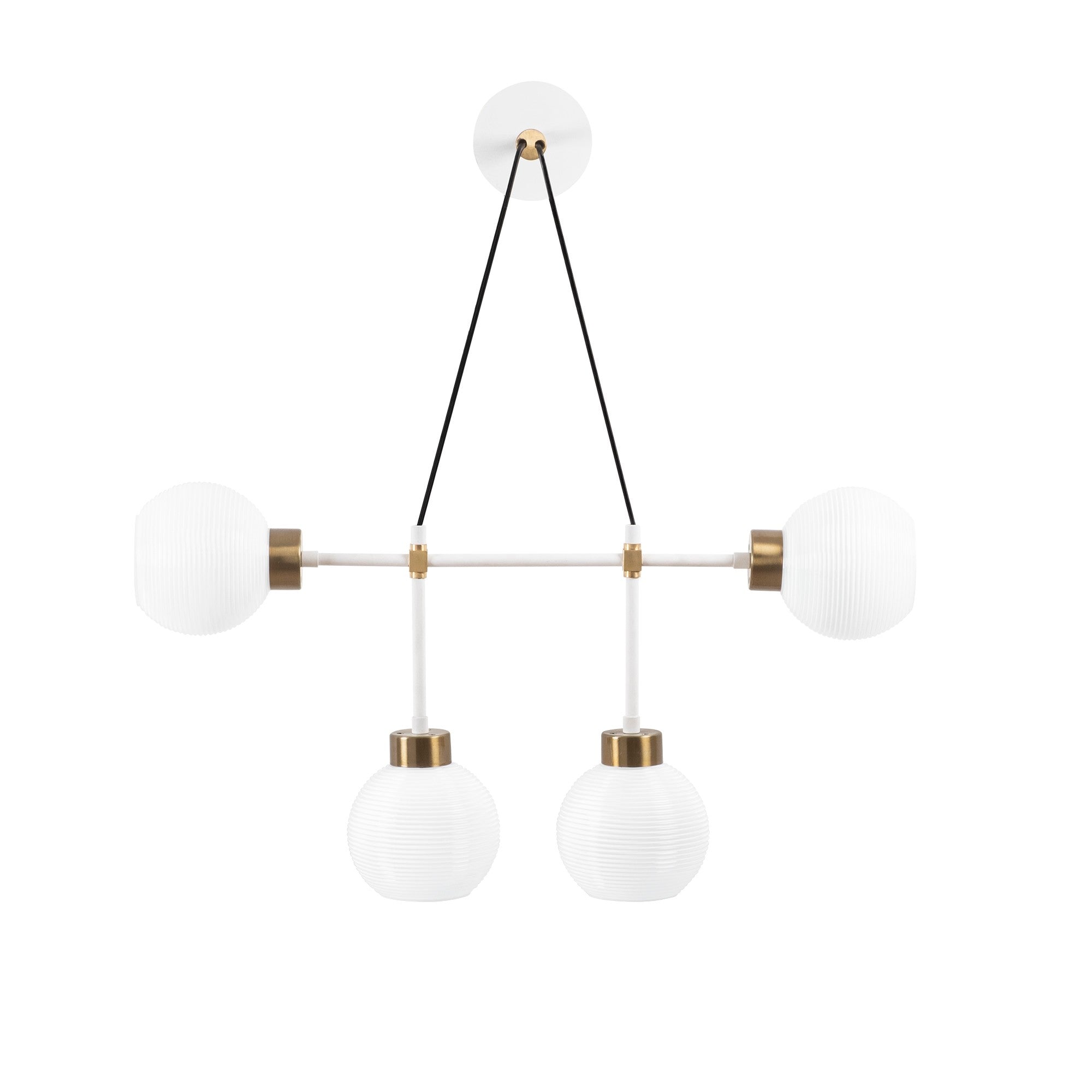 Candeeiro de Parede vintage moderna, corpo de metal, 78 x 15 cm, altura: 65 cm | 4 x E27 máx. 40 W, IP20 | Design elegante para decoração de casa e escritório
