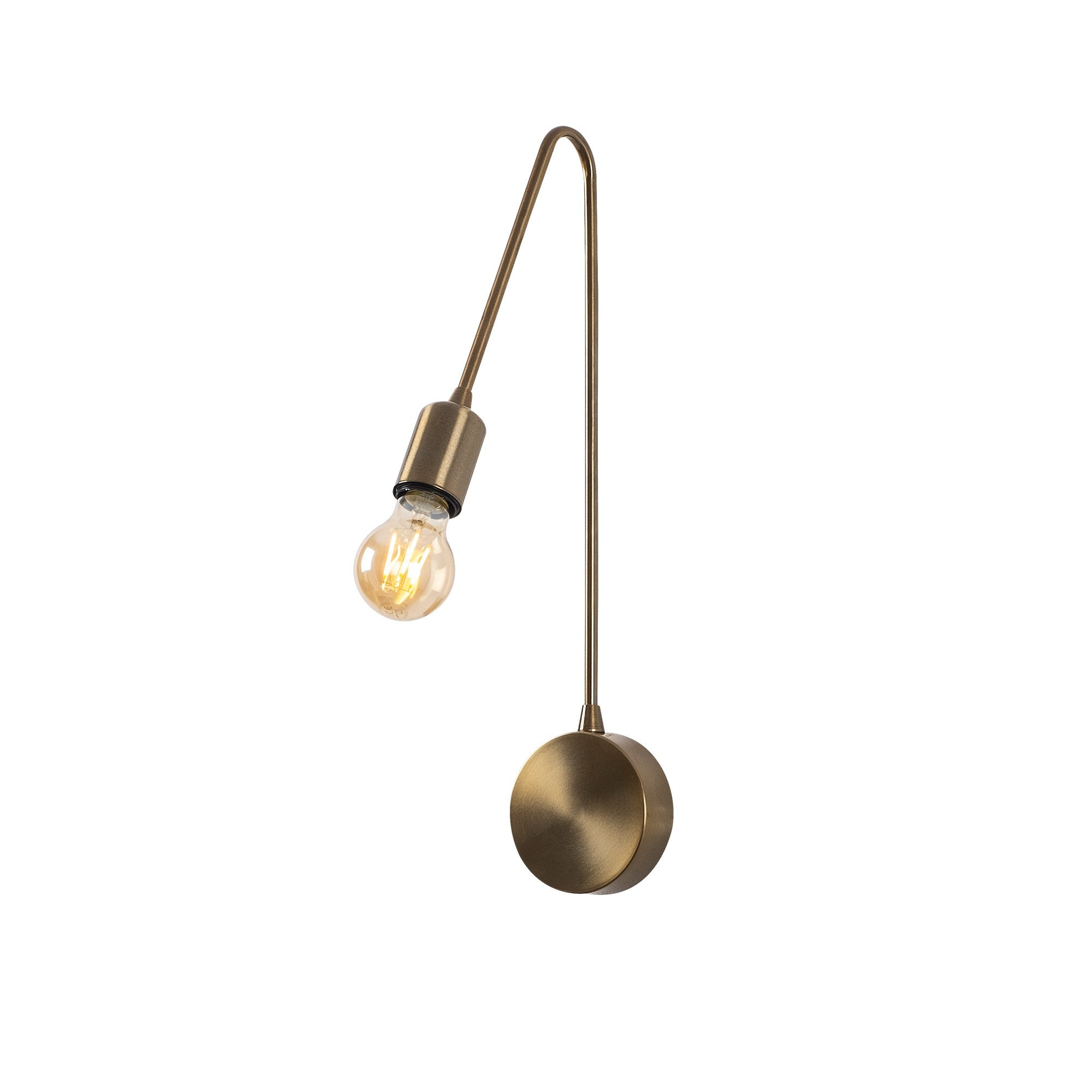 Candeeiro de Parede vintage em cobre, 10 x 20 cm, altura 48 cm | Corpo em metal, soquete E27 máx. 40 W, IP20 | Design moderno e elegante para decoração de casa e escritório