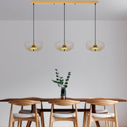 Candeeiro de Teto – 144 x 36 x 111 cm – Dourado – Metal