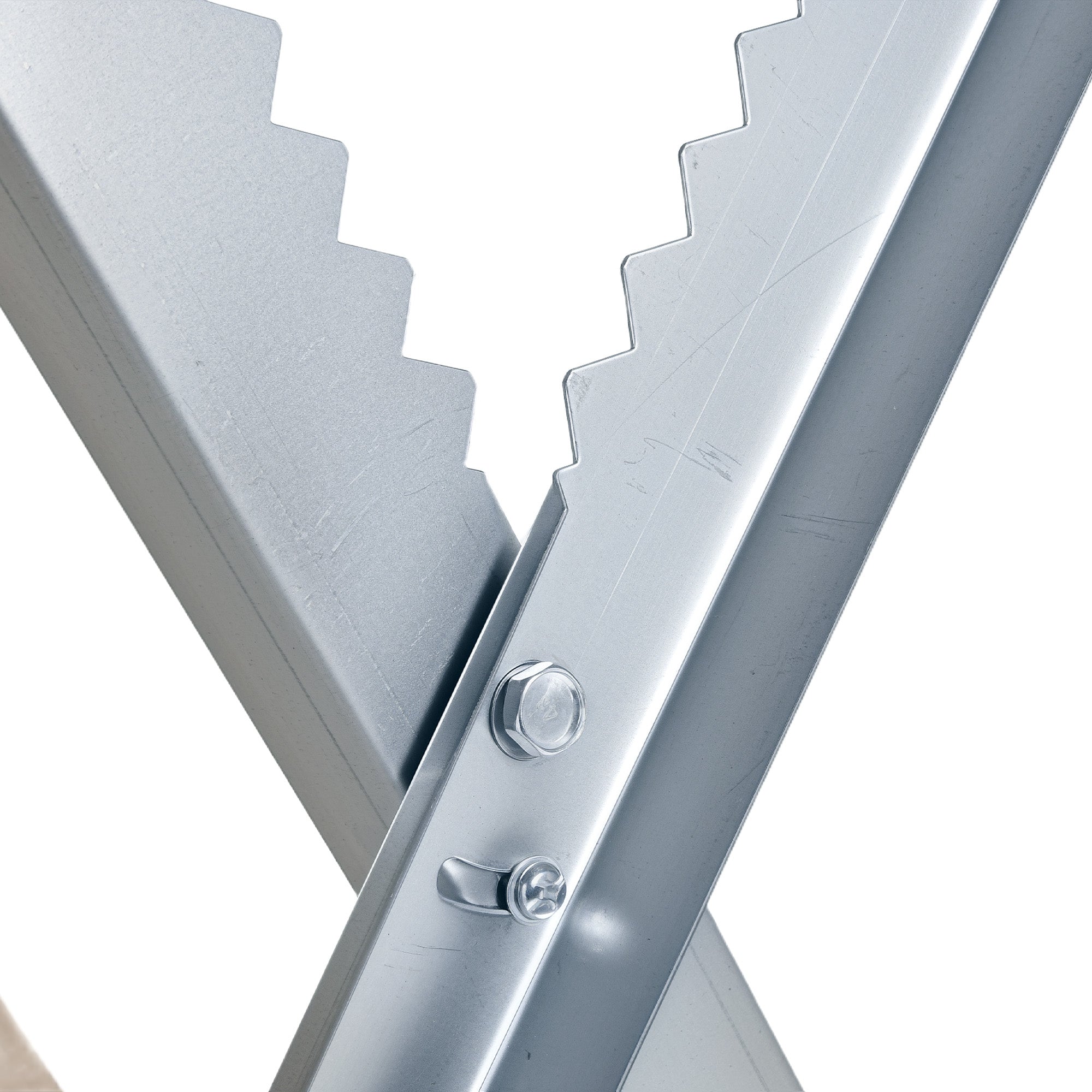 Cavalete para Serrar Dobrável Prata 83x83x79 cm