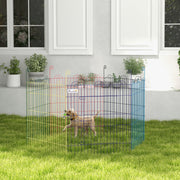 Parque para Animais de Estimação – Ø120x60 cm – Multicor – Metal