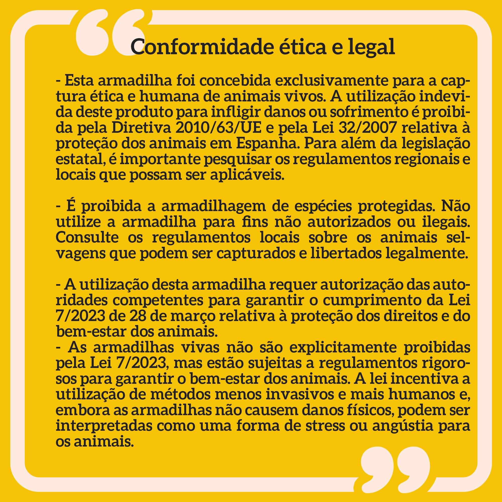 Armadilha para Animais Vivos – 100x24x30 cm – Marrom – Aço