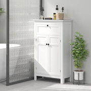 Armário de Casa de Banho Moderno – 60x30x102,5 cm – Branco – MDF
