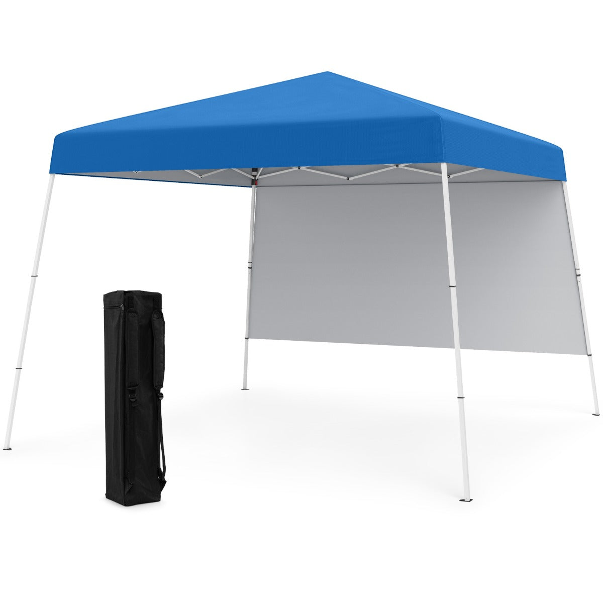 Tienda de Camping Emergente 300 x 300 CM con Pared Lateral Protección Solar