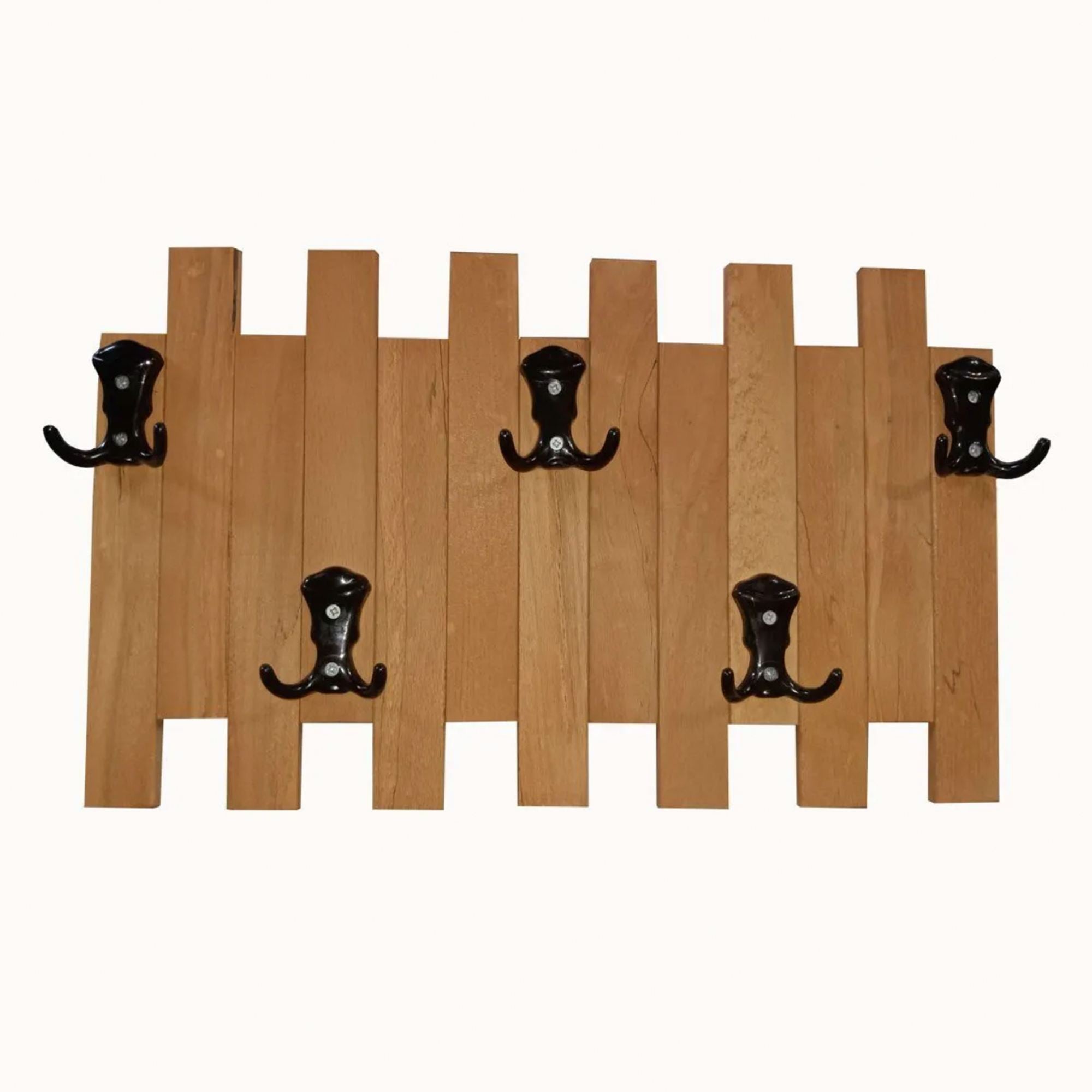 Cabide de Madeira de Faia – 51 x 31 cm – Marrom