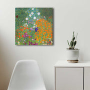 Quadro Decorativo em Tela 45x45cm - Moldura de Madeira Premium - Arte Multicolor para Decoração de Interiores