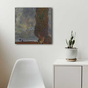Quadro Decorativo em Tela 45x45cm - Moldura de Madeira Premium - Arte Multicolor para Decoração de Interiores