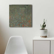 Quadro Decorativo em Tela 45x45cm - Moldura de Madeira Premium - Arte Multicolor para Decoração de Interiores