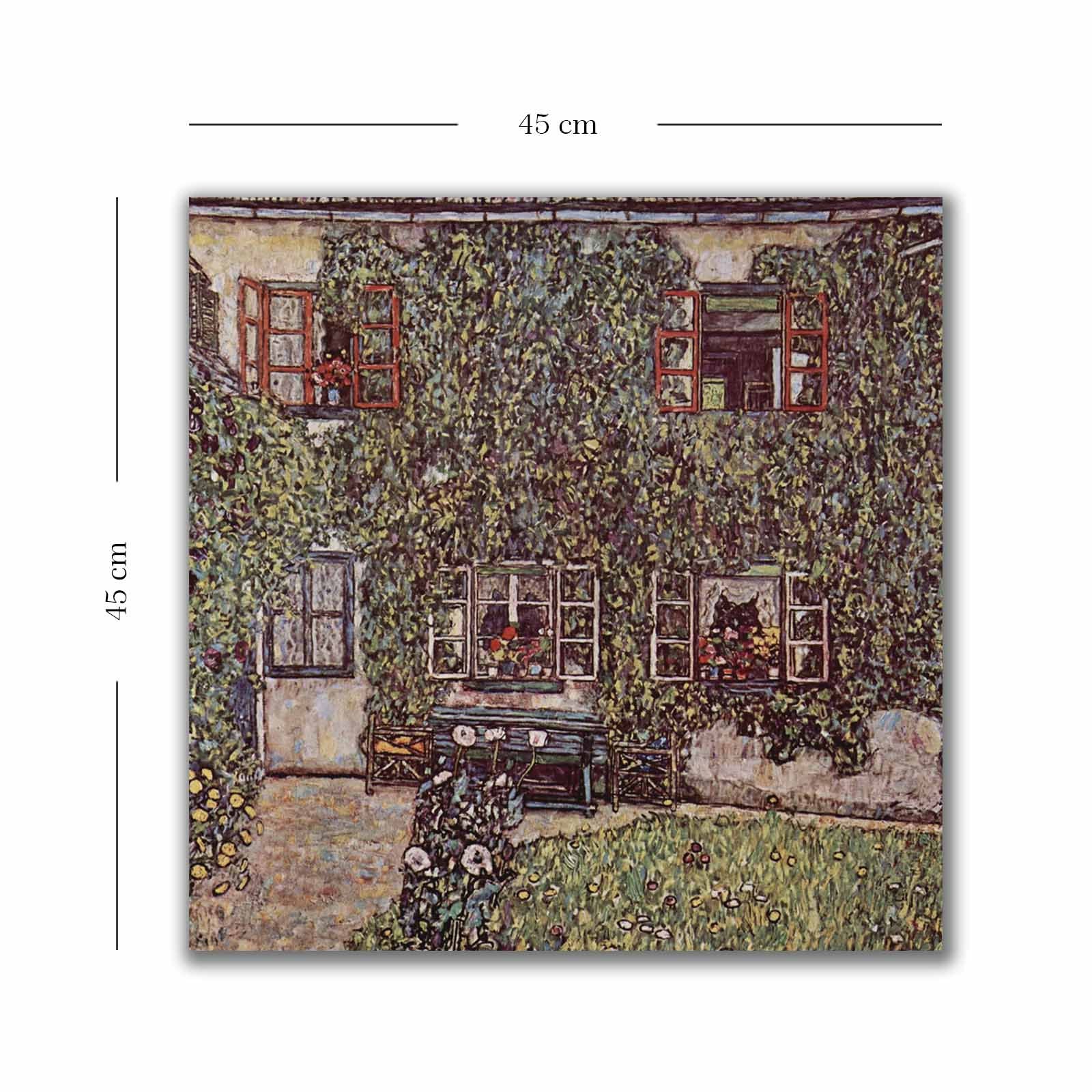 Quadro Decorativo em Tela 45x45cm - Moldura de Madeira Premium - Arte Multicolor para Decoração de Interiores