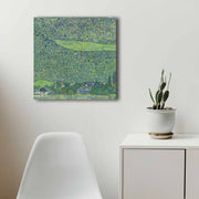 Quadro Decorativo em Tela 45x45cm - Moldura de Madeira Premium - Arte Multicolor para Decoração de Interiores
