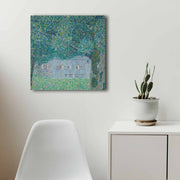 Quadro Decorativo em Tela 45x45cm - Moldura de Madeira Premium - Arte Multicolor para Decoração de Interiores