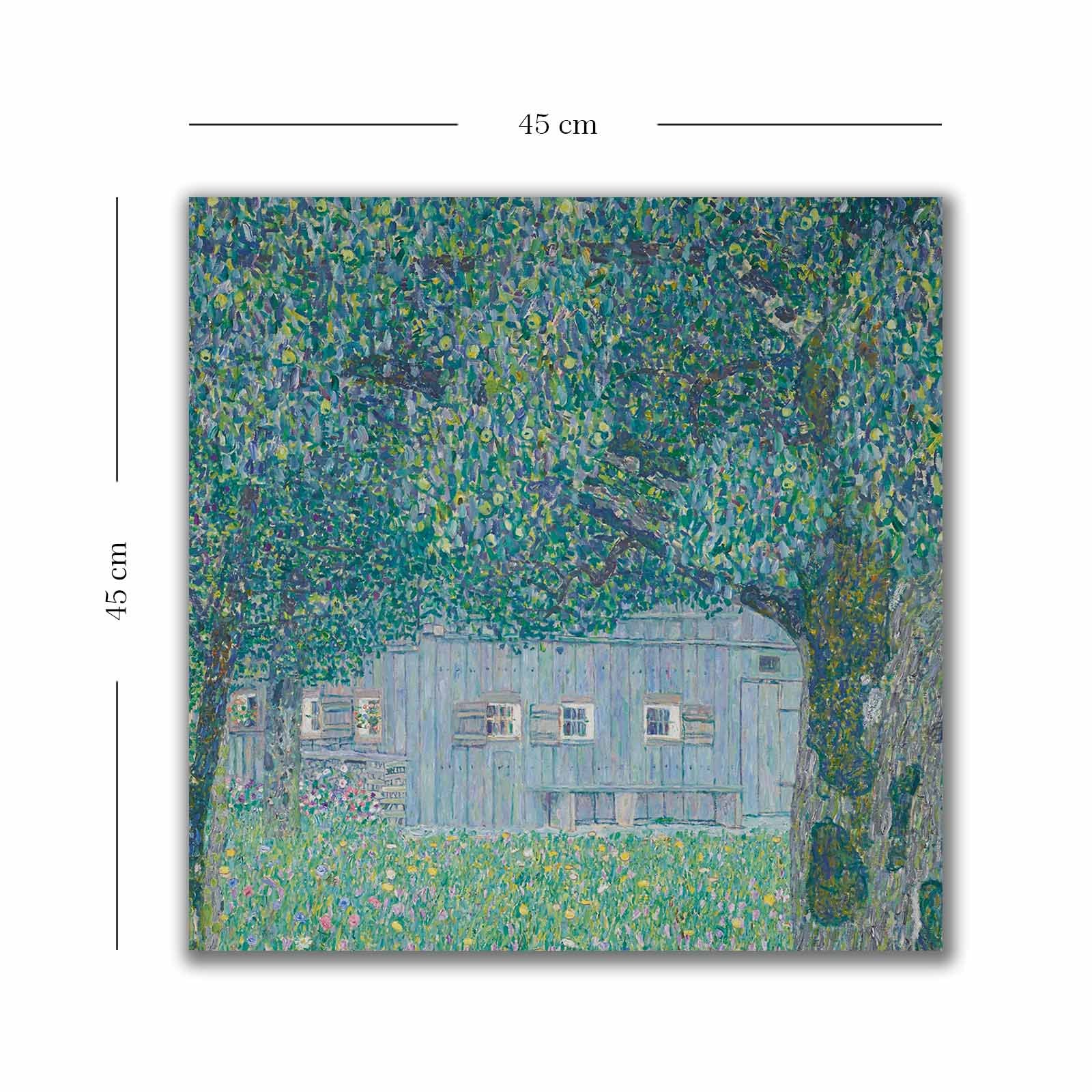 Quadro Decorativo em Tela 45x45cm - Moldura de Madeira Premium - Arte Multicolor para Decoração de Interiores