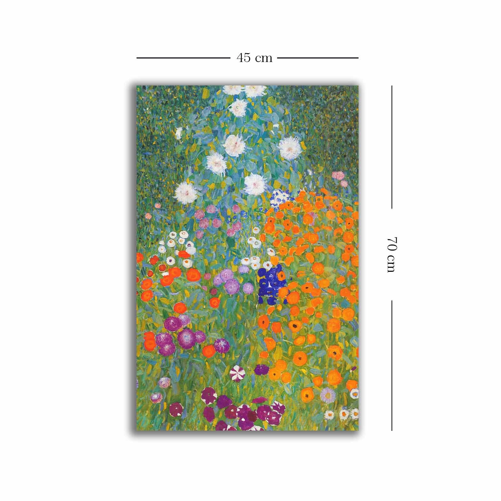 Quadro Decorativo em Tela Multicolor 45x70cm com Moldura de Madeira - Arte Premium para Decoração de Interiores