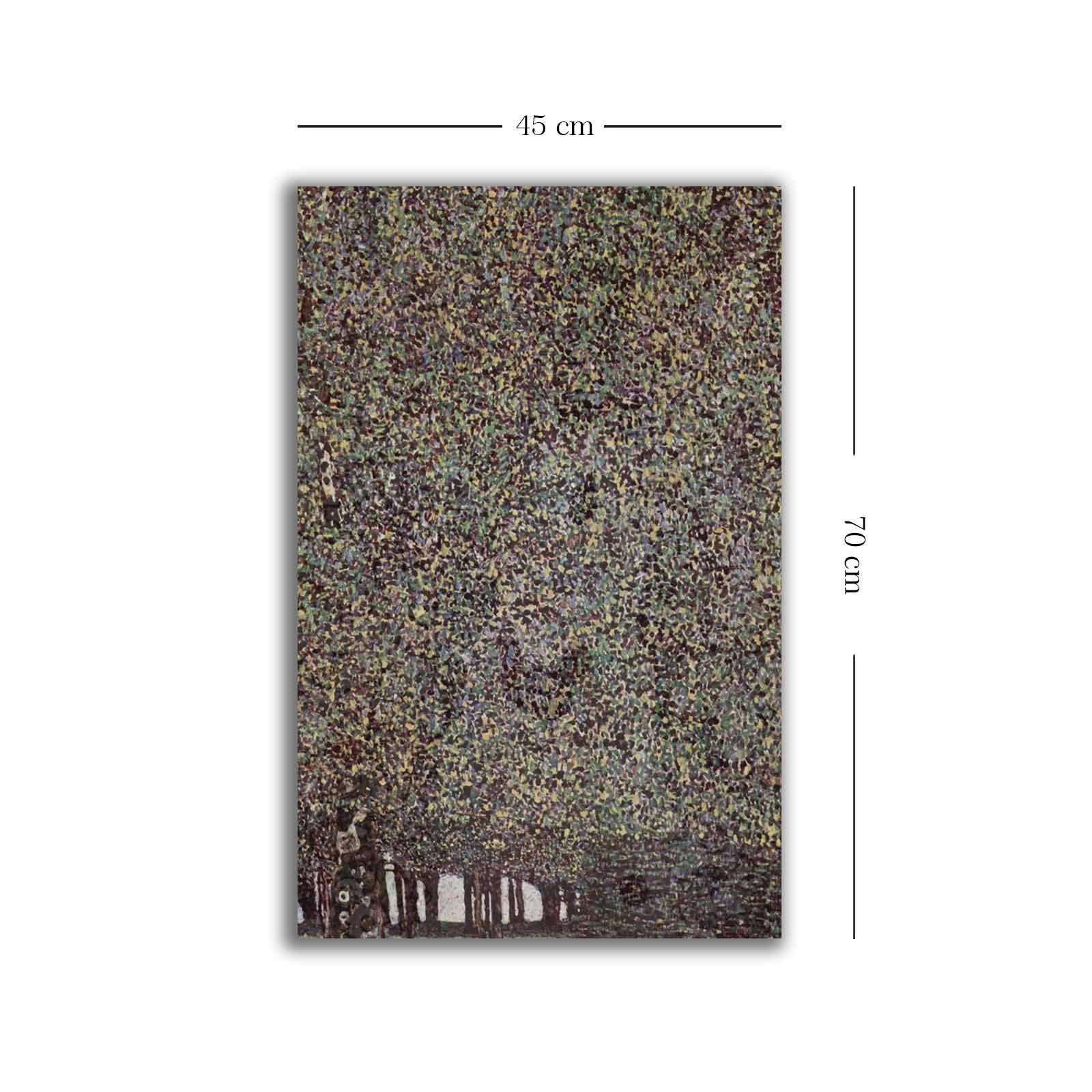 Quadro Decorativo em Tela Multicolor 45x70cm com Moldura de Madeira - Arte Premium para Decoração de Interiores