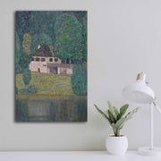 Quadro Decorativo em Tela Multicolor 45x70cm com Moldura de Madeira - Arte Premium para Decoração de Interiores