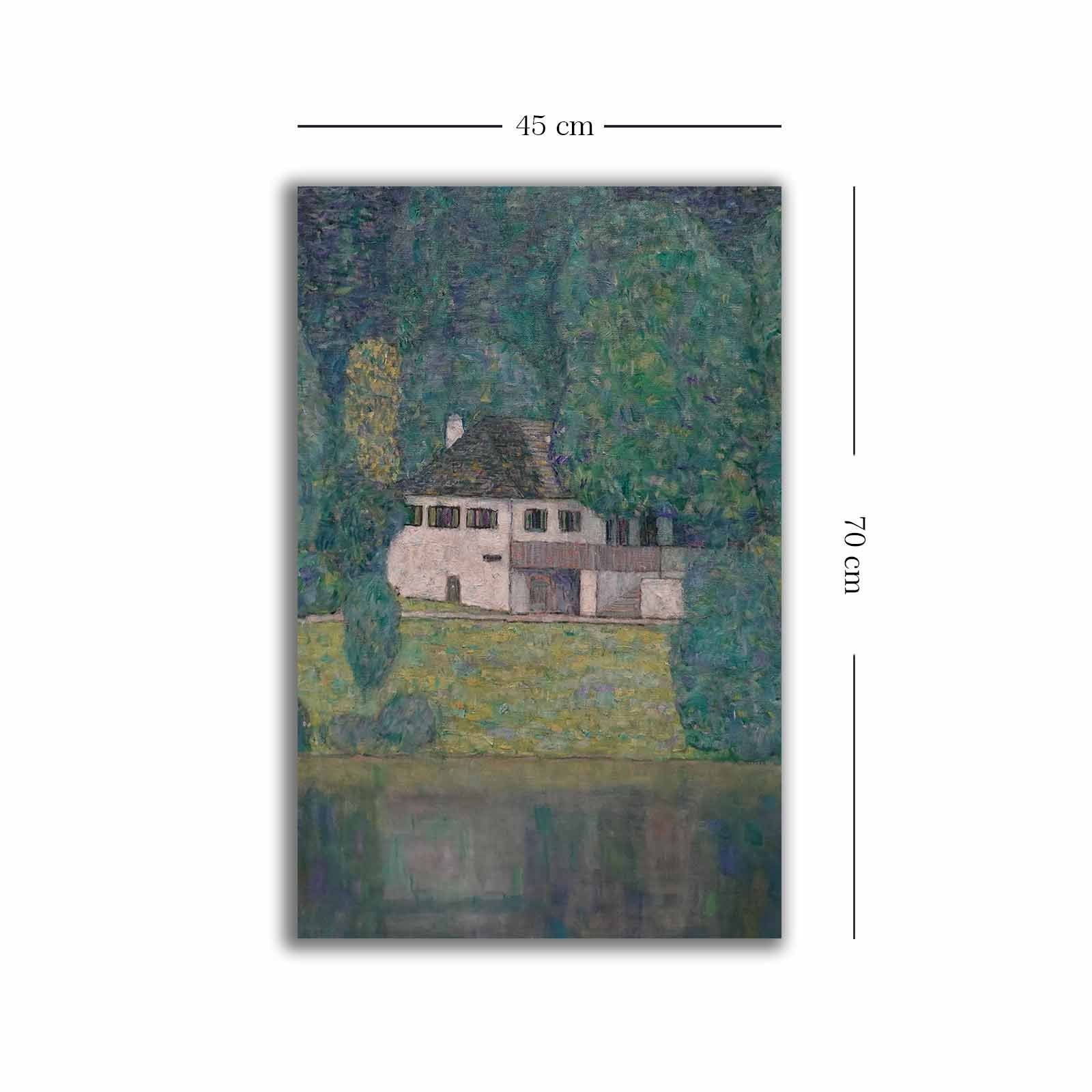 Quadro Decorativo em Tela Multicolor 45x70cm com Moldura de Madeira - Arte Premium para Decoração de Interiores