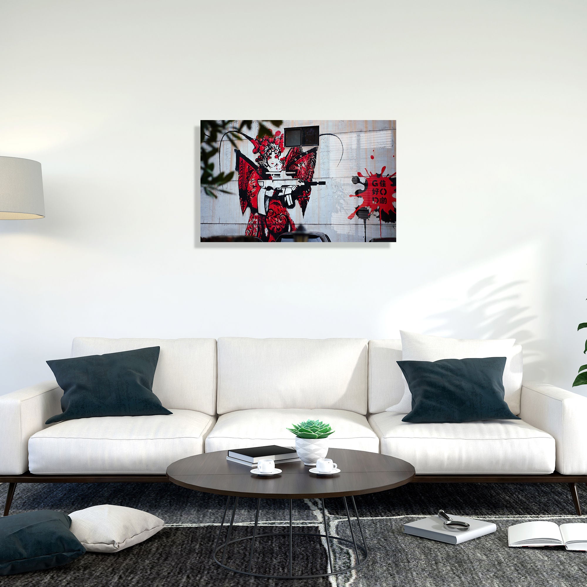 Quadro Decorativo em Vidro Temperado Multicolor 70x100cm - Arte Moderna para Transformar o Seu Espaço