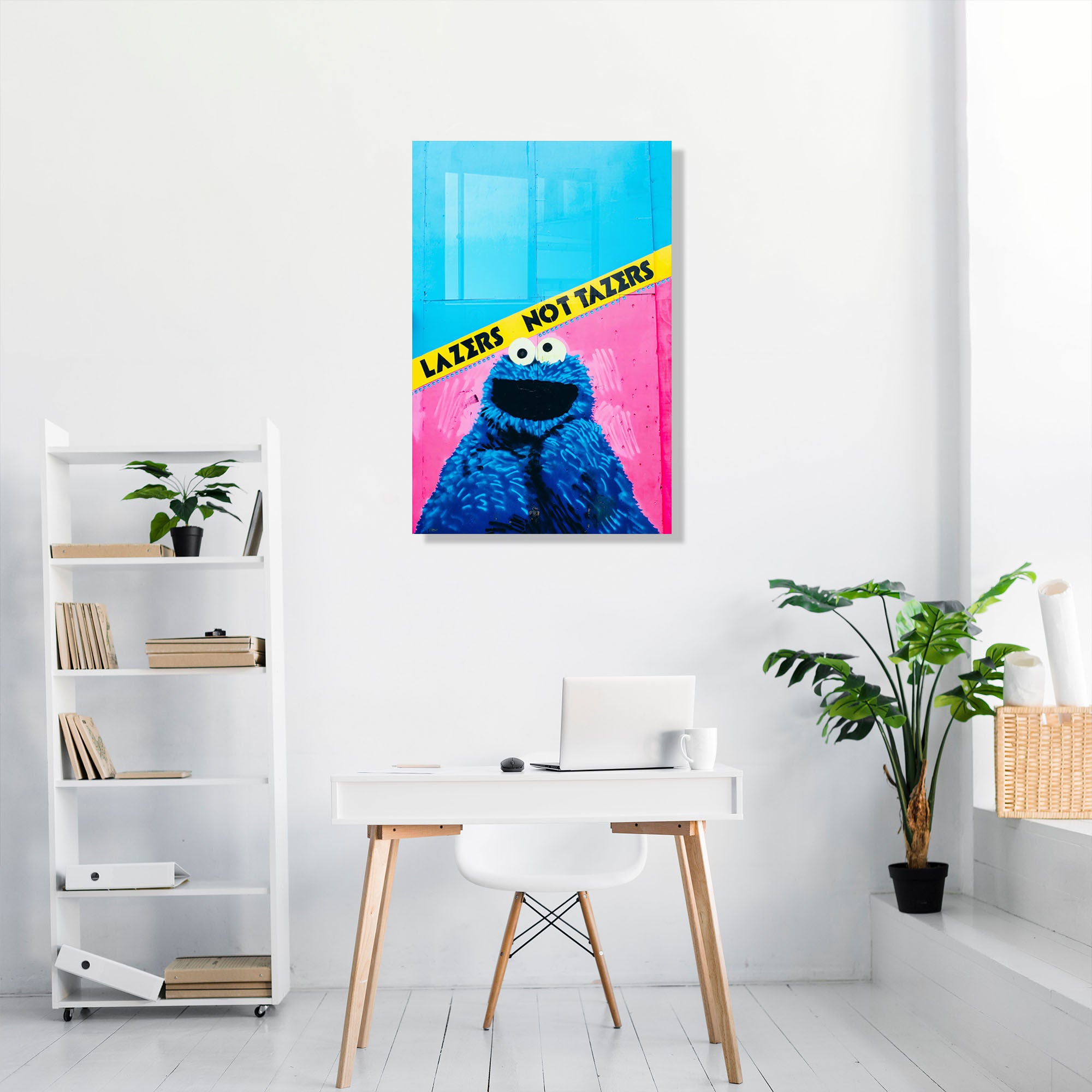 Quadro Decorativo em Vidro Temperado Multicolor 30x45cm - Arte Moderna para Decoração de Interiores