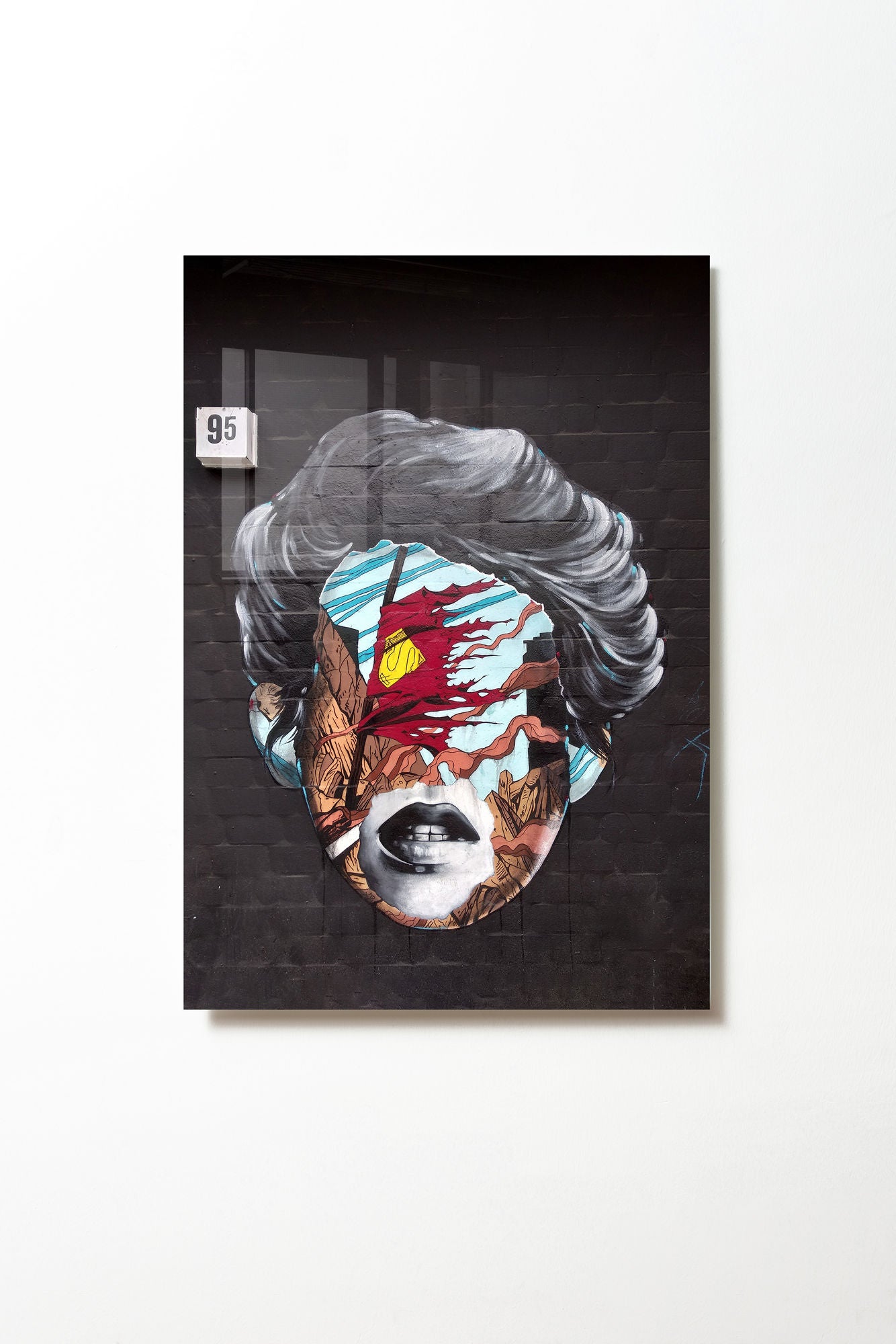 Quadro Decorativo em Vidro Temperado Multicolor 30x45cm - Arte Moderna para Decoração de Interiores