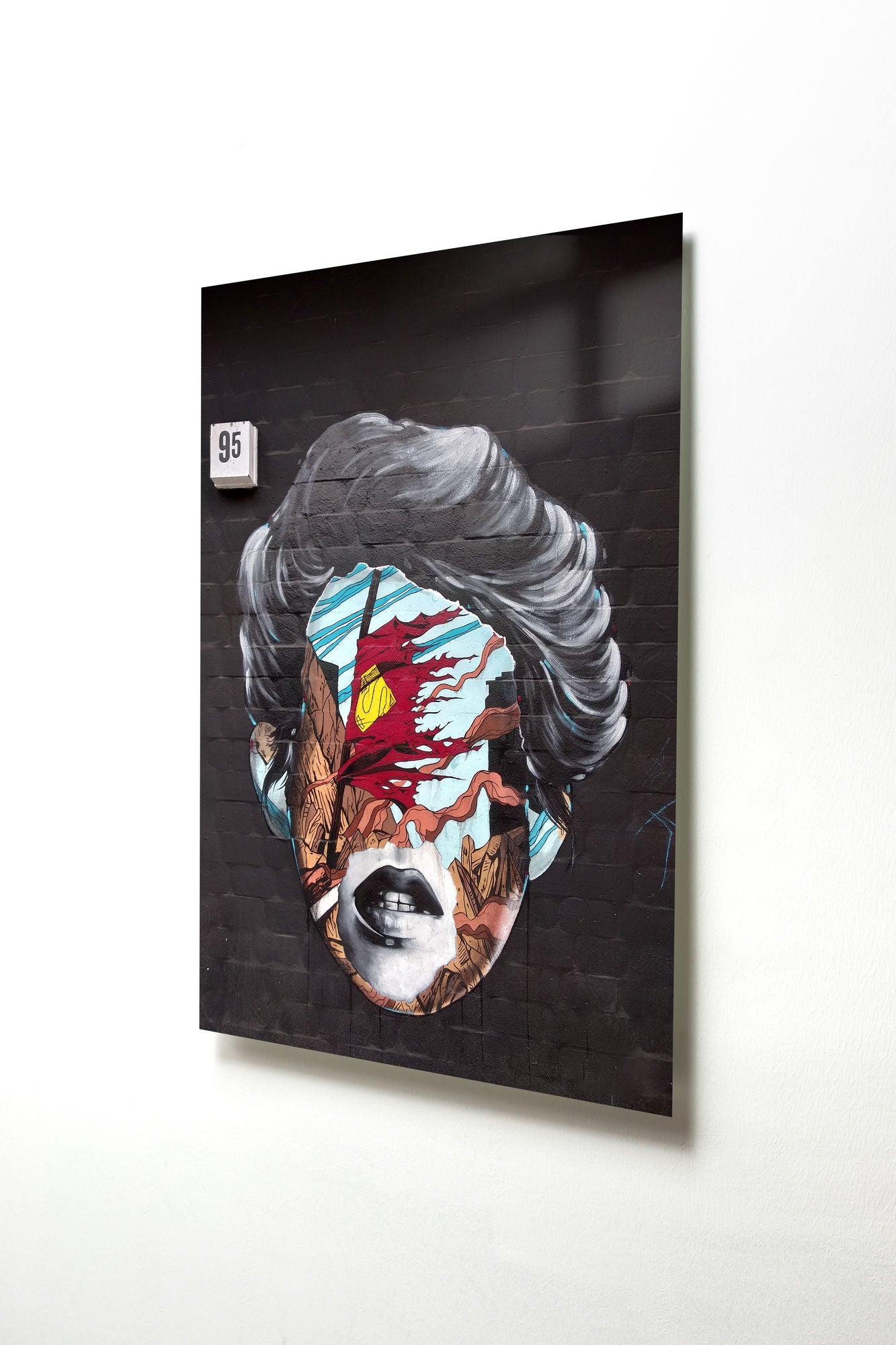 Quadro Decorativo em Vidro Temperado Multicolor 30x45cm - Arte Moderna para Decoração de Interiores