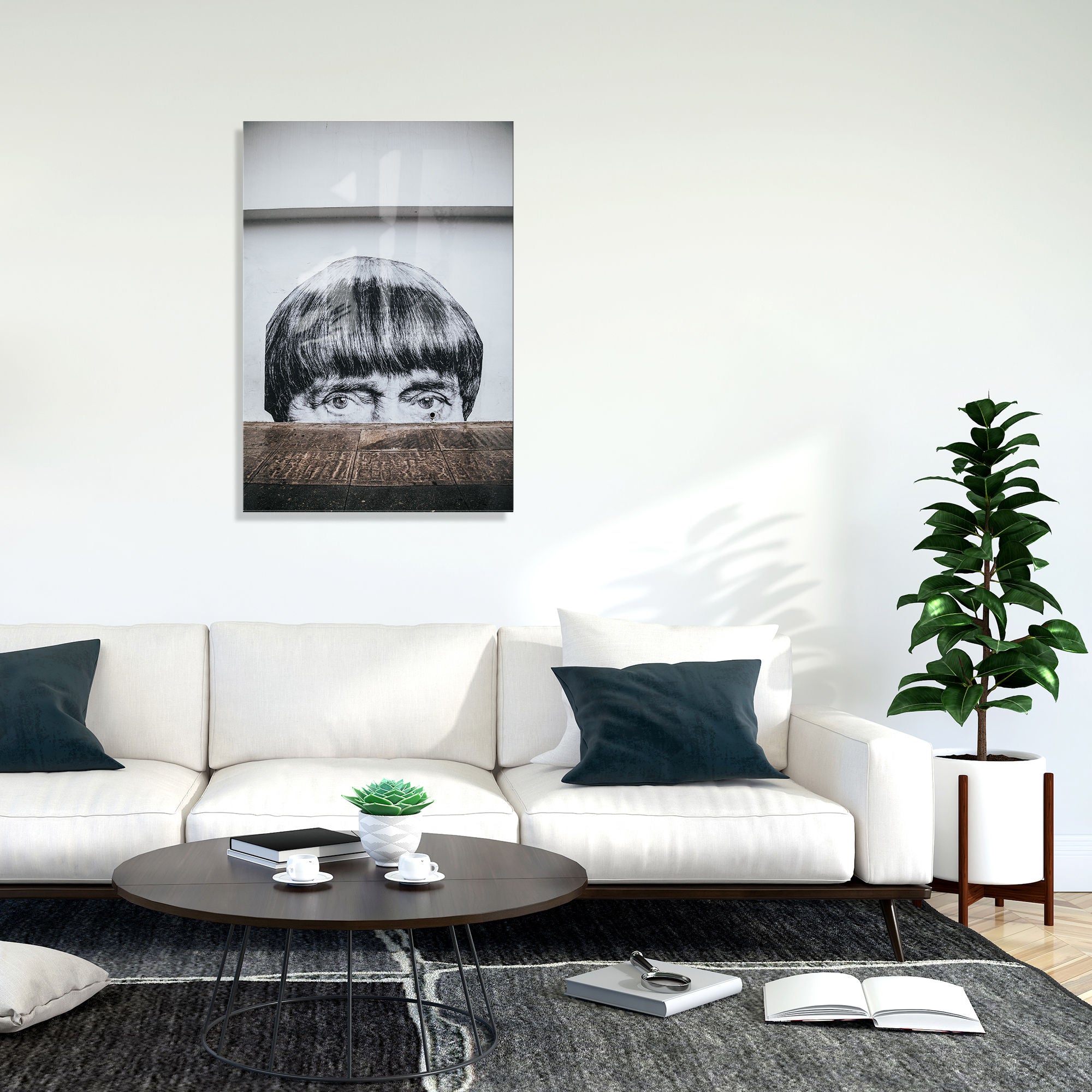 Quadro Decorativo em Vidro Temperado Multicolor 70x100cm - Arte Moderna para Transformar o Seu Espaço