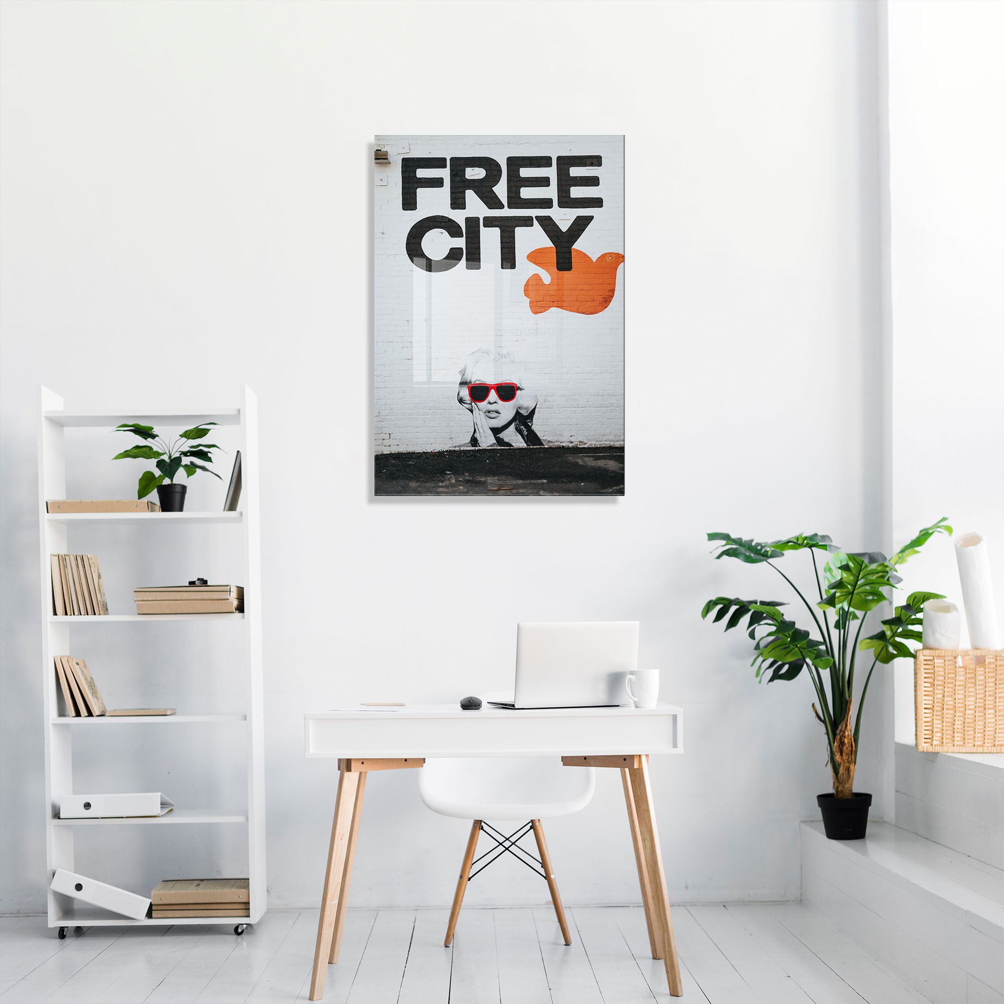 Quadro Decorativo em Vidro Temperado Multicolor 70x100cm - Arte Moderna para Transformar o Seu Espaço
