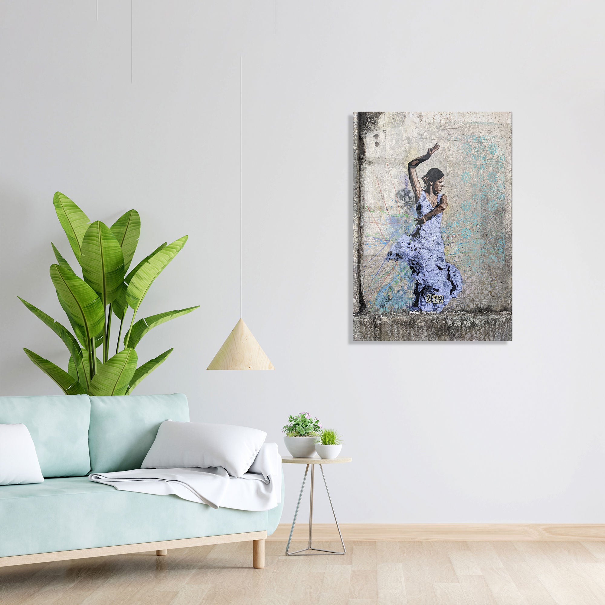 Quadro Decorativo em Vidro Temperado Multicolor 70x100cm - Arte Moderna para Transformar o Seu Espaço
