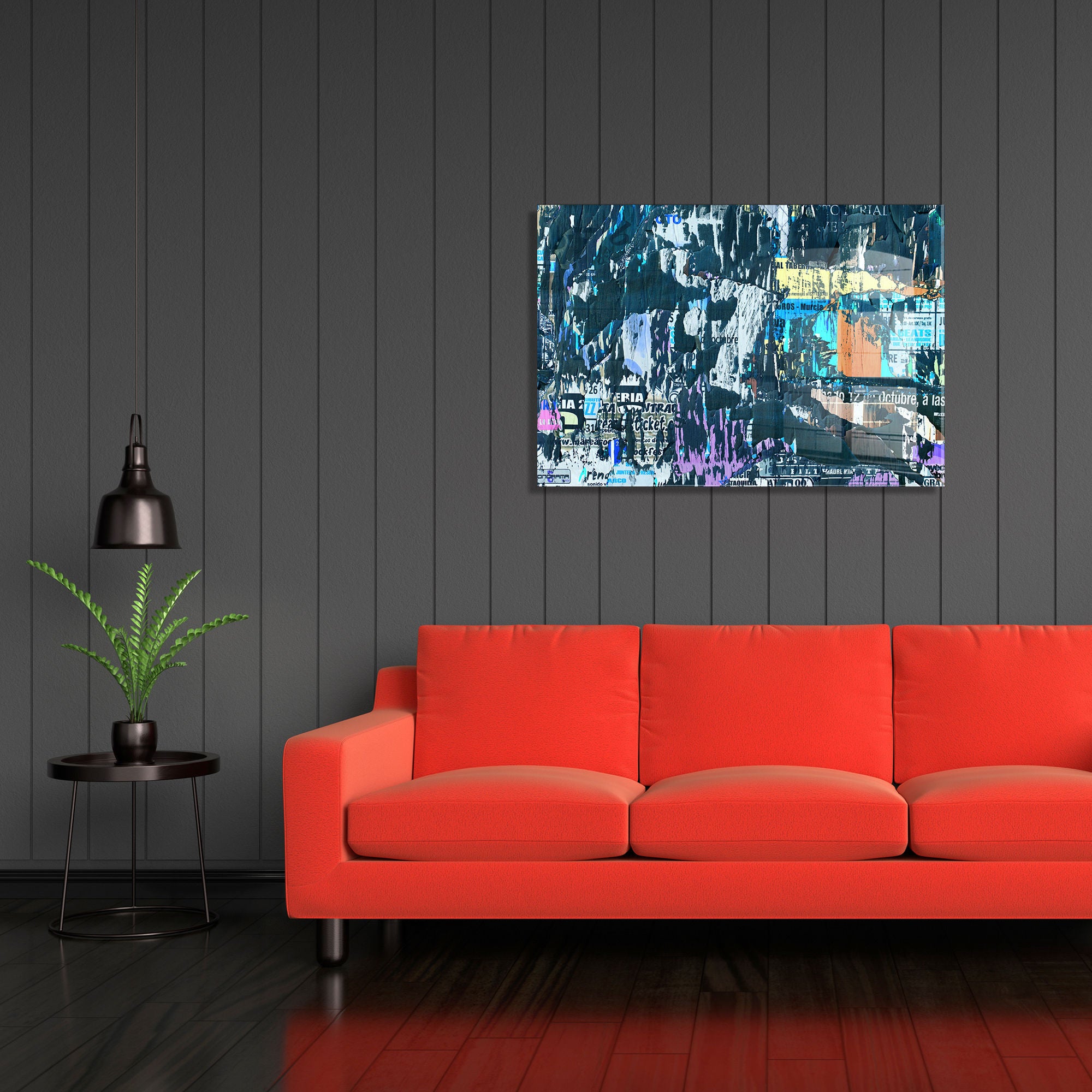Quadro Decorativo em Vidro Temperado Multicolor 70x100cm - Arte Moderna para Transformar o Seu Espaço
