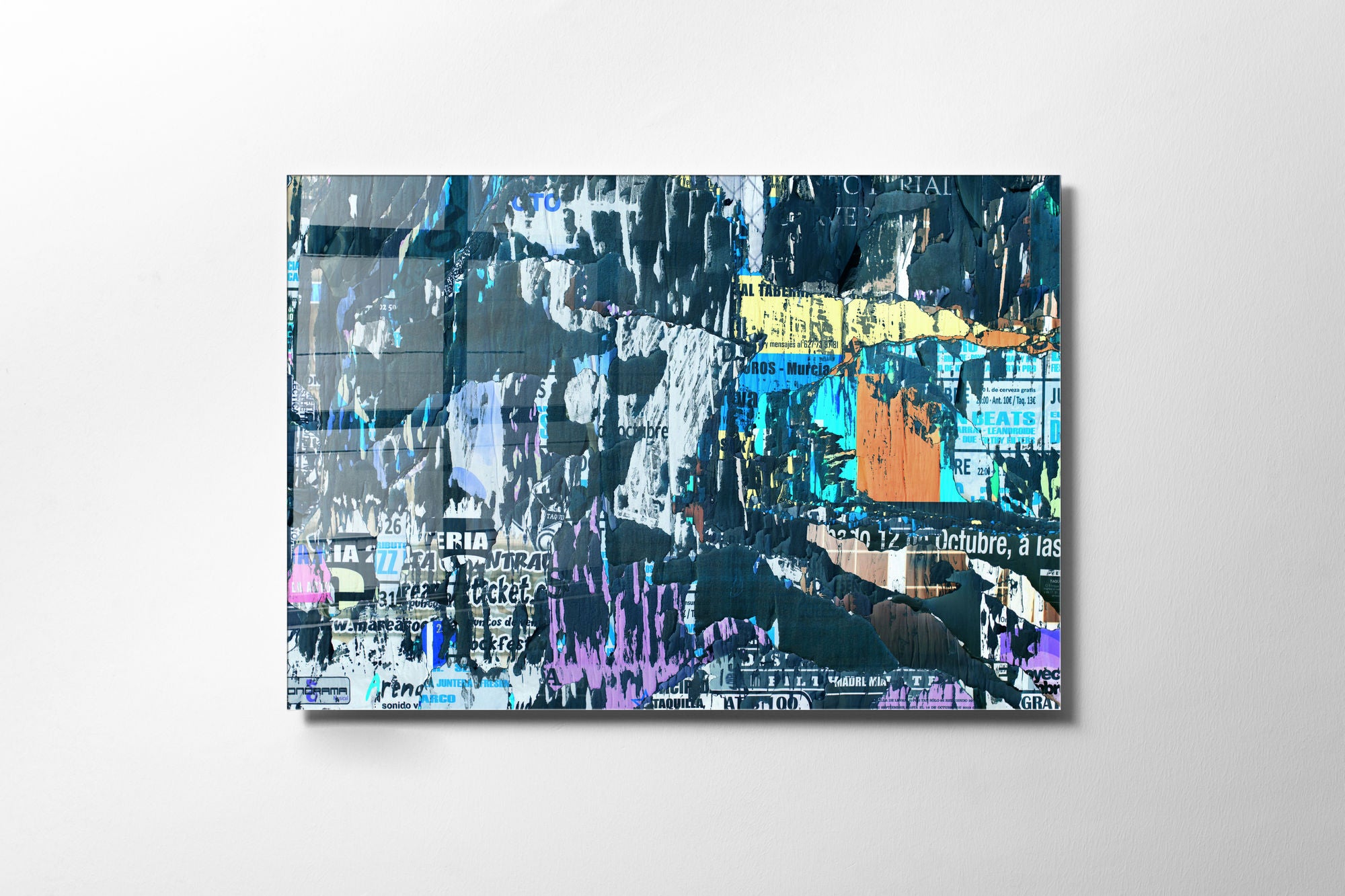 Quadro Decorativo em Vidro Temperado Multicolor 70x100cm - Arte Moderna para Transformar o Seu Espaço