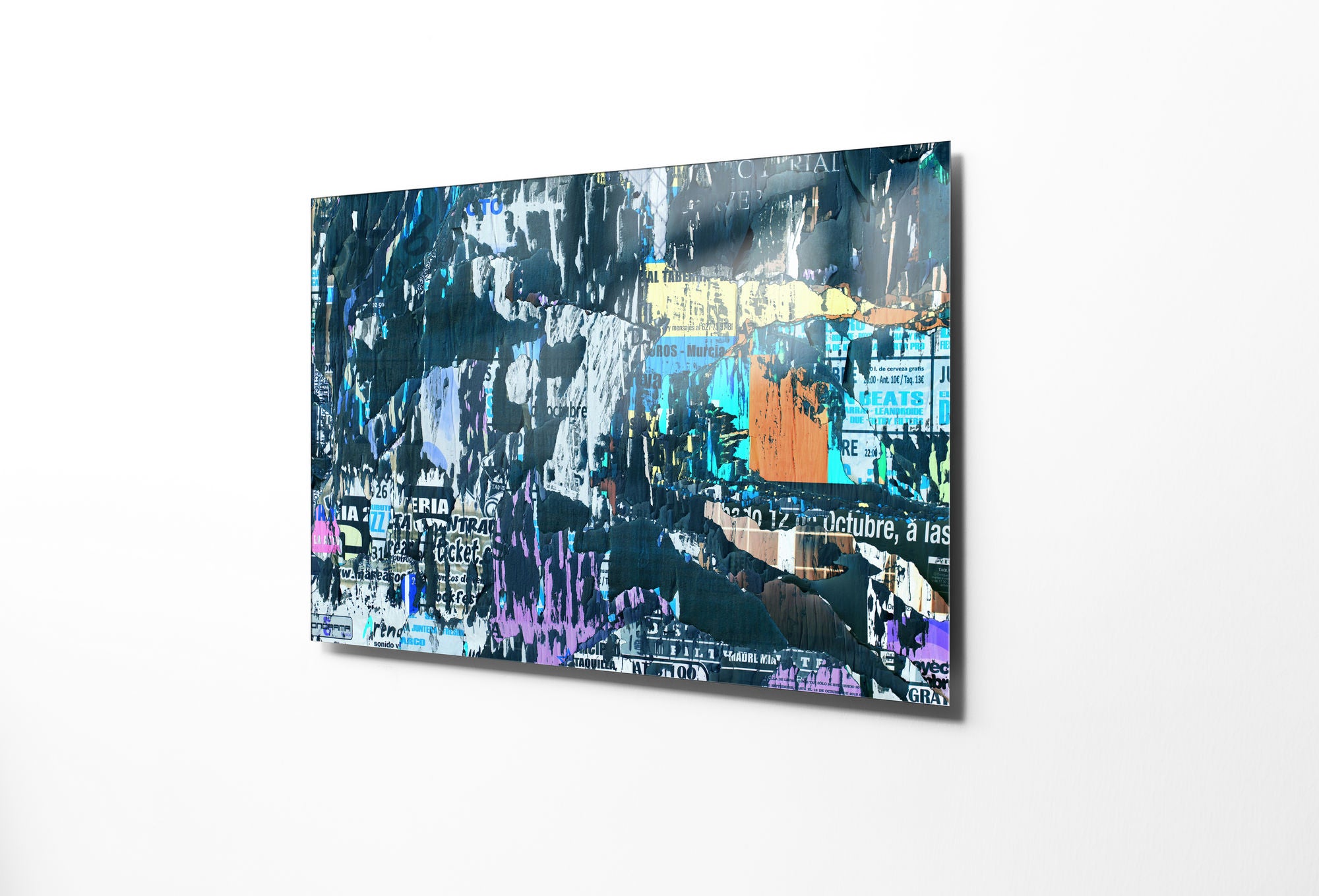 Quadro Decorativo em Vidro Temperado Multicolor 45x65cm - Arte Moderna para Transformar o Seu Espaço