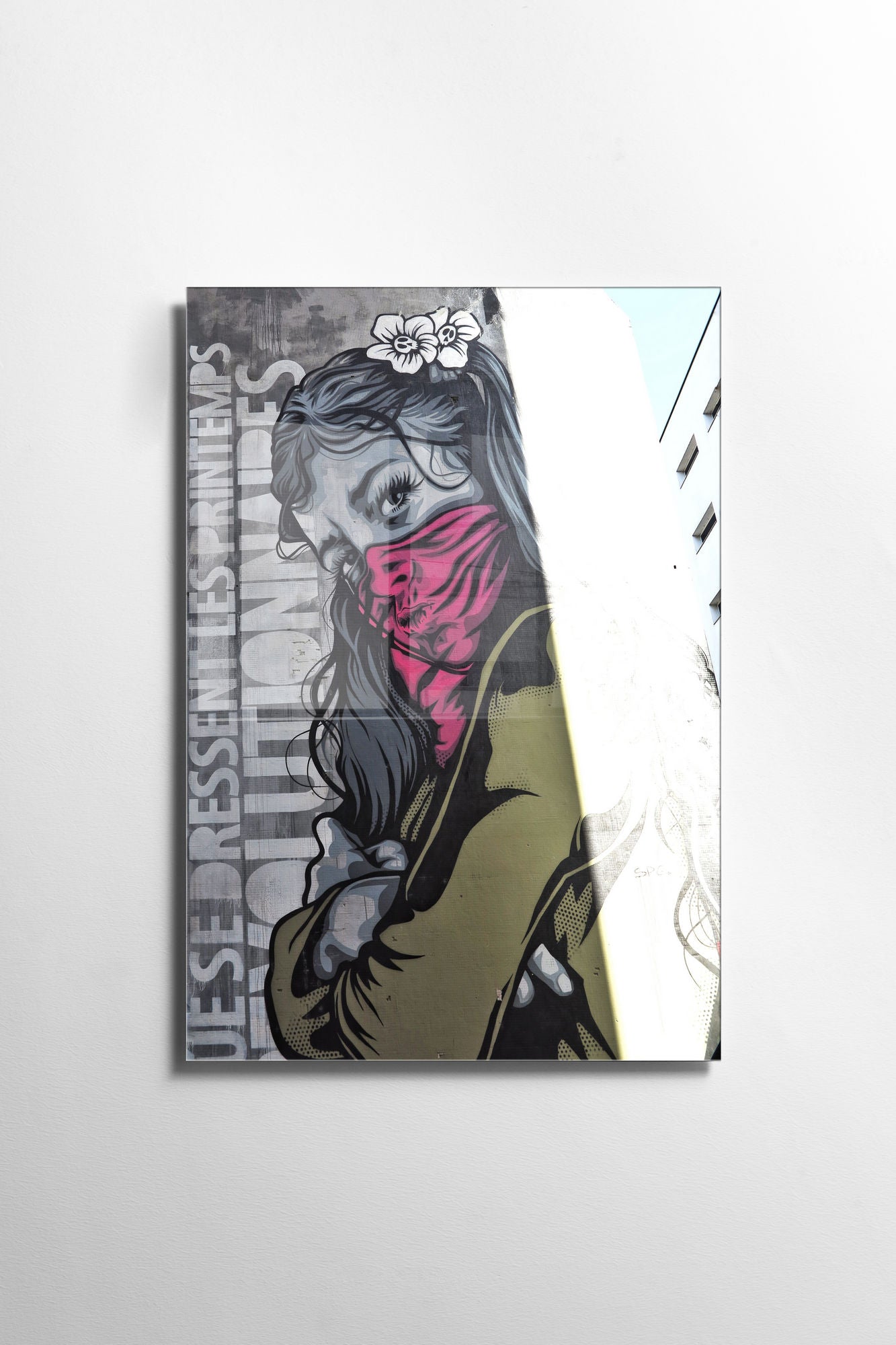 Quadro Decorativo em Vidro Temperado Multicolor 30x45cm - Arte Moderna para Decoração de Interiores