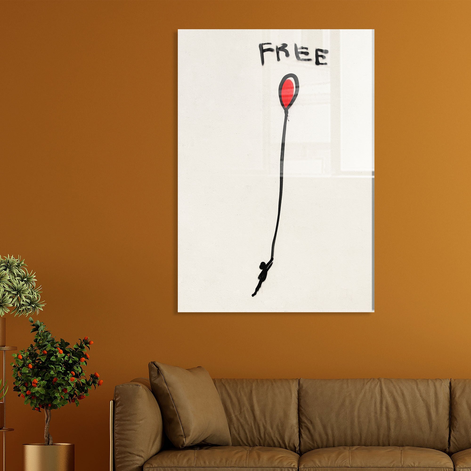 Quadro Decorativo em Vidro Temperado Multicolor 50x70cm - Arte Moderna para Transformar o Seu Espaço