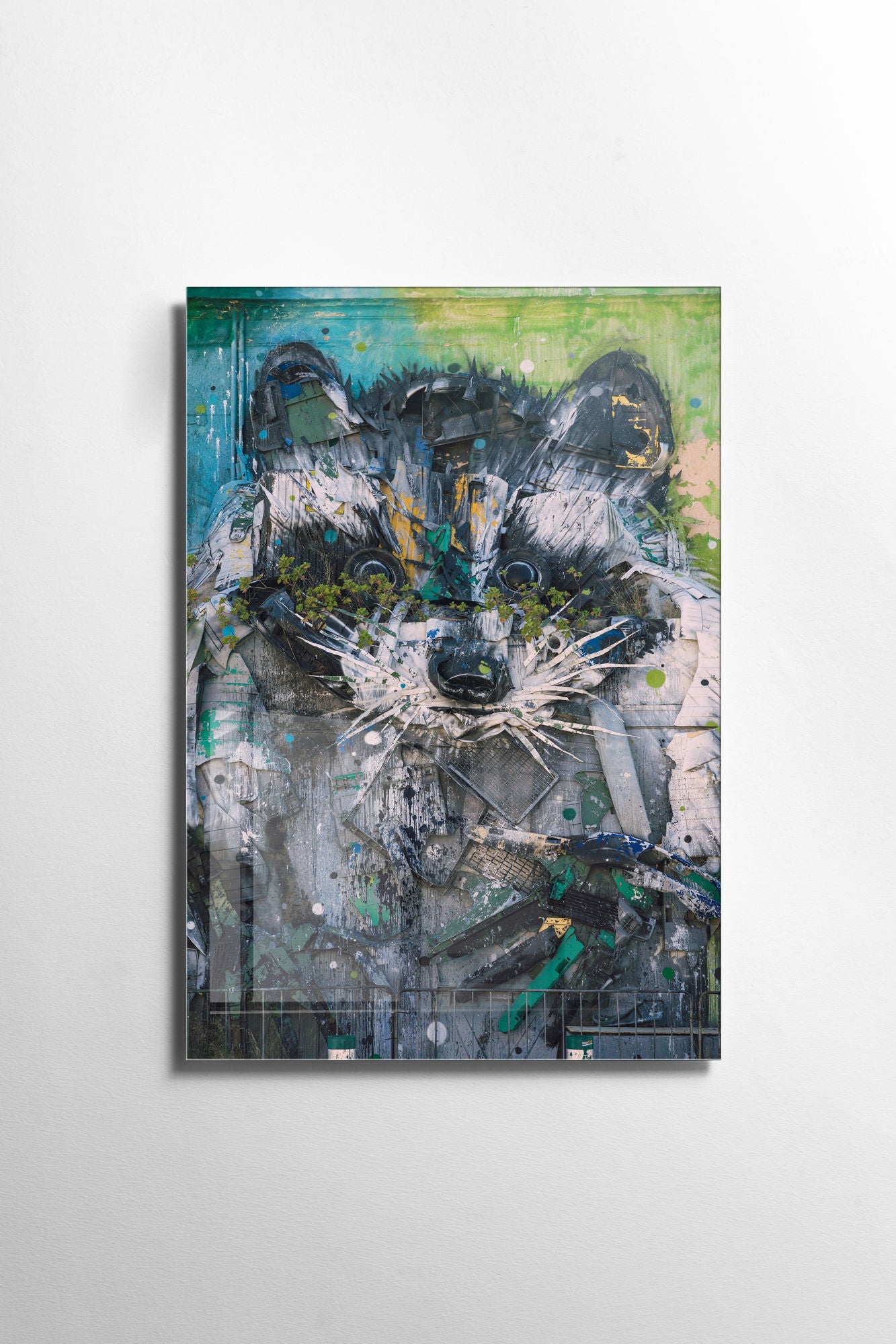 Quadro Decorativo em Vidro Temperado Multicolor 50x70cm - Arte Moderna para Transformar o Seu Espaço