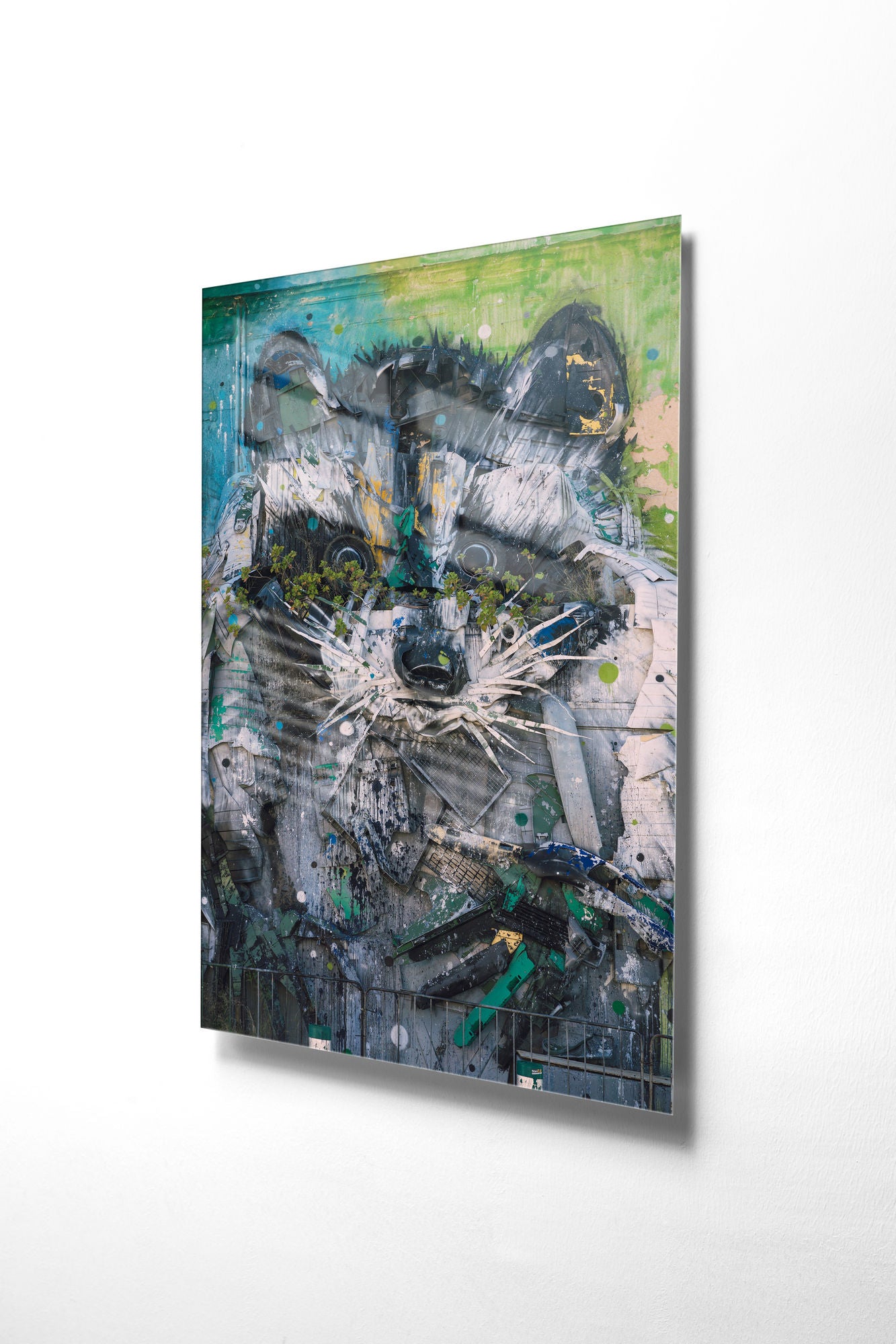 Quadro Decorativo em Vidro Temperado Multicolor 30x45cm - Arte Moderna para Decoração de Interiores