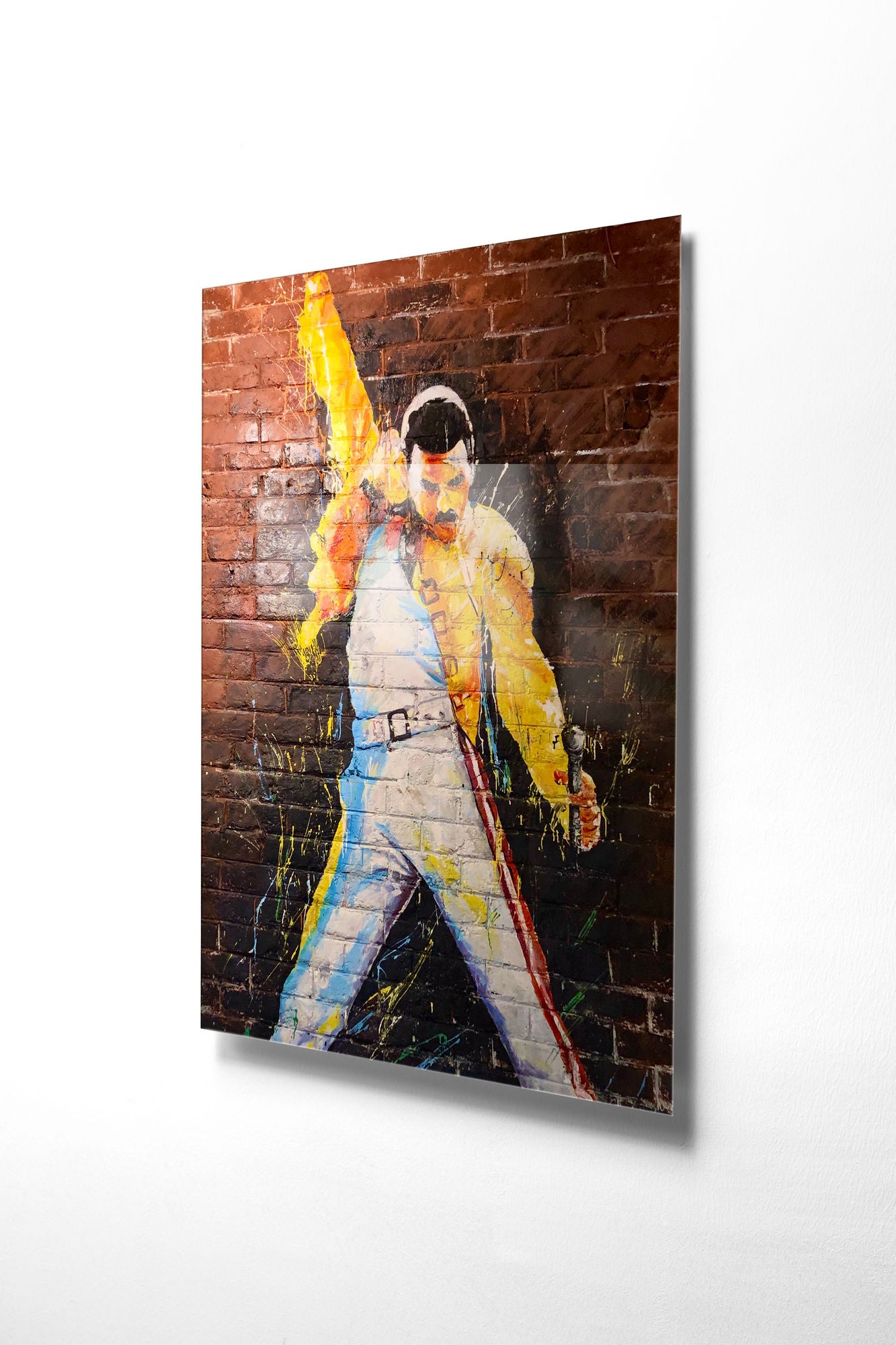 Quadro Decorativo em Vidro Temperado Multicolor 70x100cm - Arte Moderna para Transformar o Seu Espaço