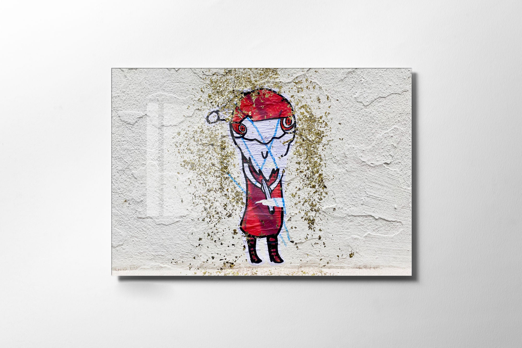 Quadro Decorativo em Vidro Temperado Multicolor 50x70cm - Arte Moderna para Transformar o Seu Espaço