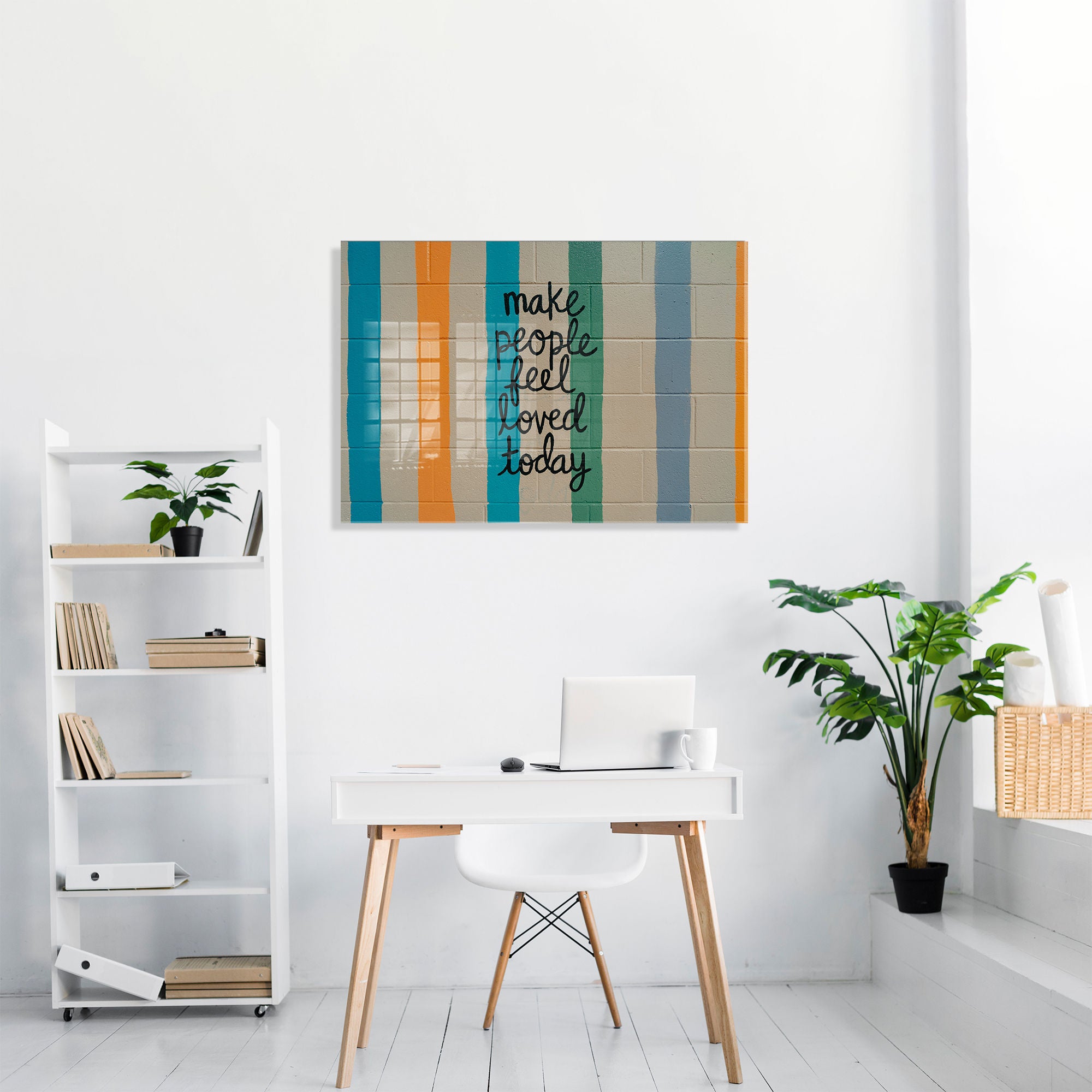 Quadro Decorativo em Vidro Temperado Multicolor 70x100cm - Arte Moderna para Transformar o Seu Espaço