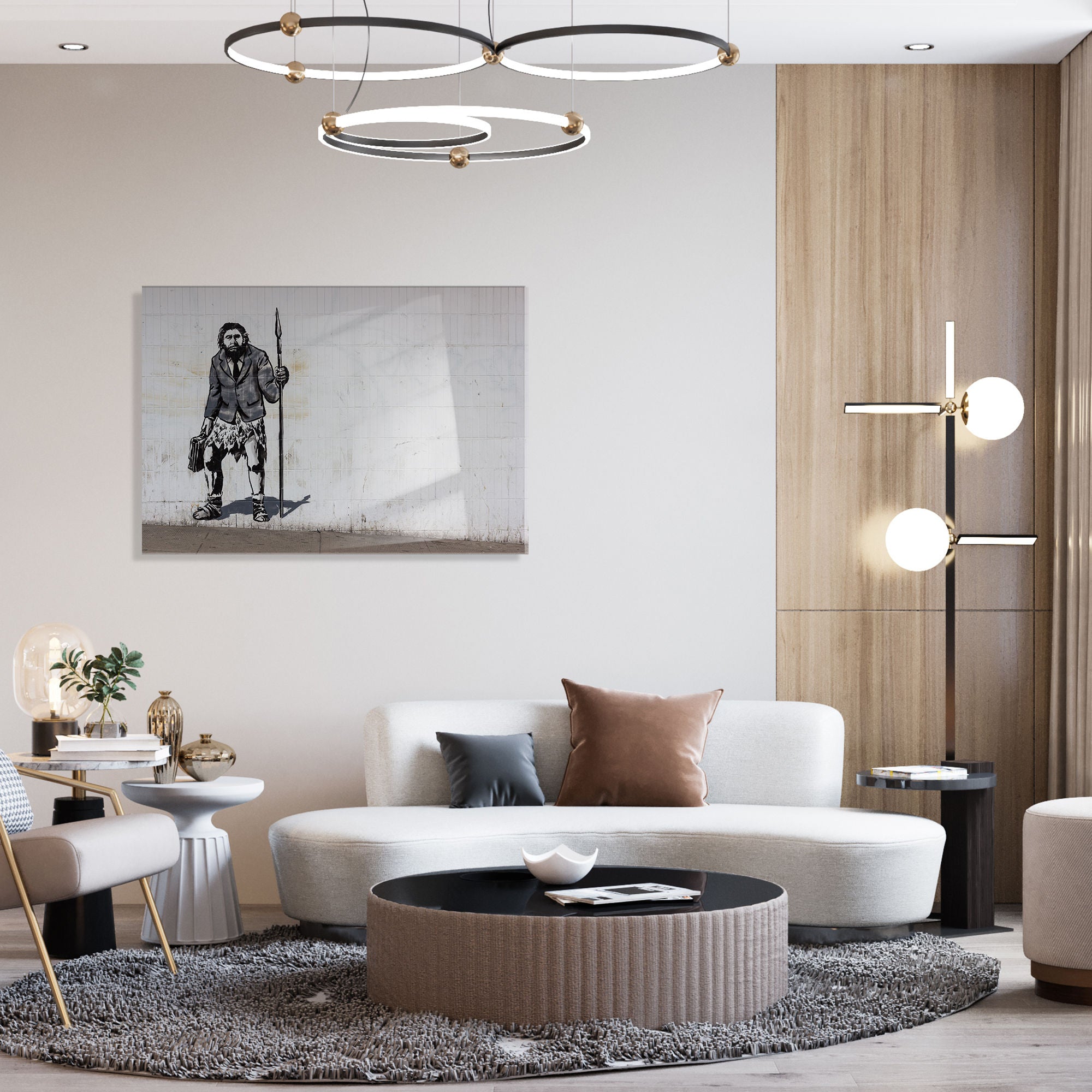 Quadro Decorativo em Vidro Temperado Multicolor 45x65cm - Arte Moderna para Transformar o Seu Espaço