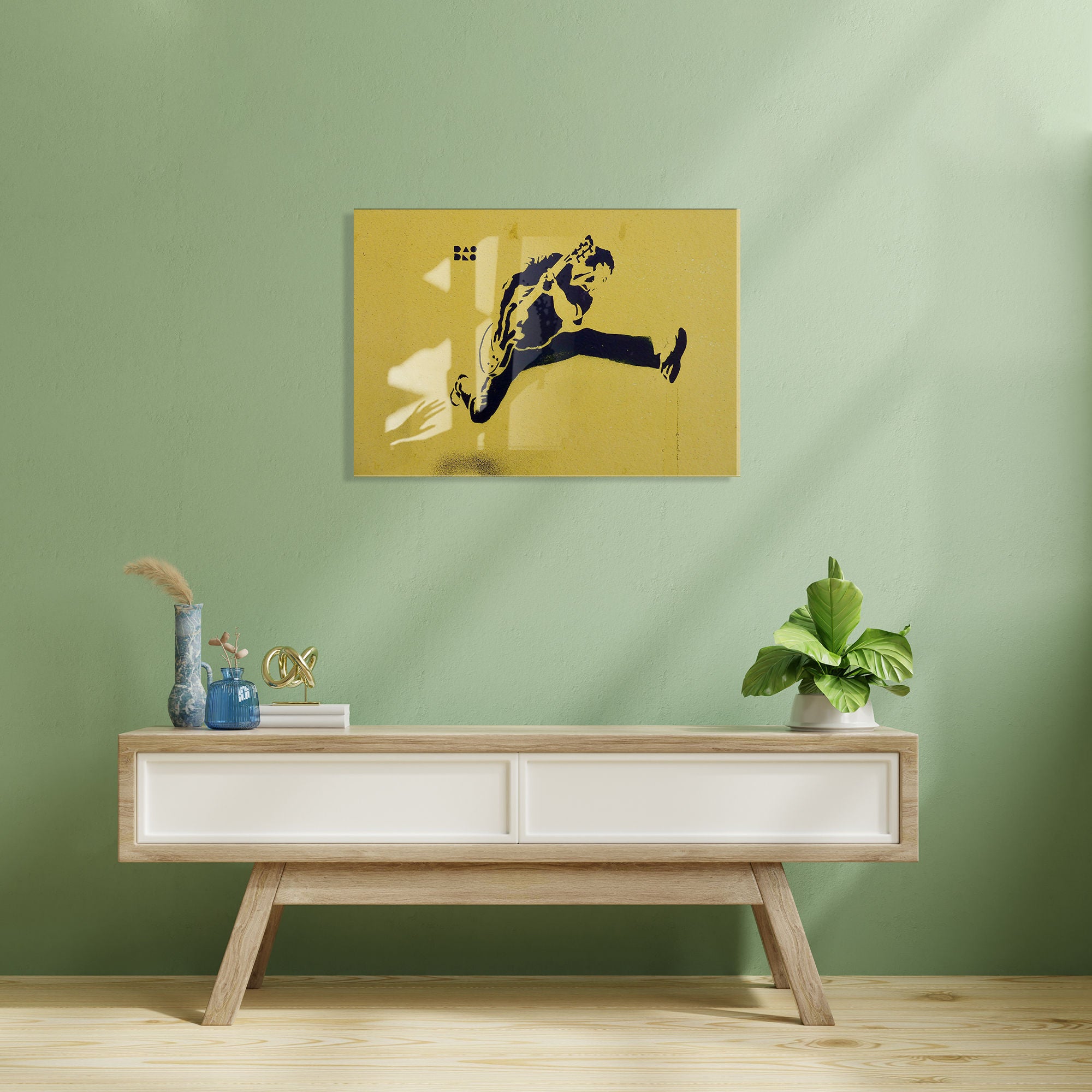 Quadro Decorativo em Vidro Temperado Multicolor 50x70cm - Arte Moderna para Transformar o Seu Espaço