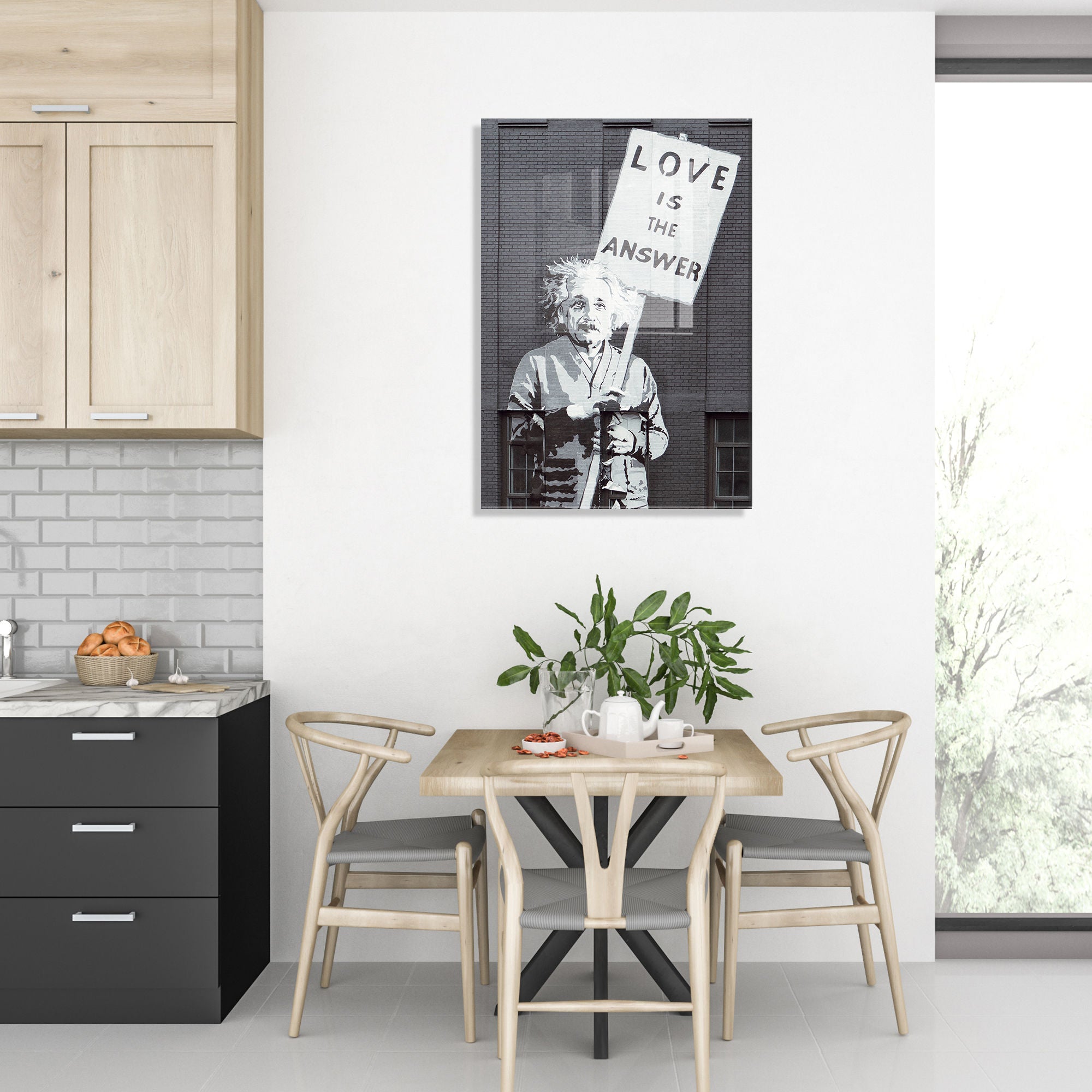 Quadro Decorativo em Vidro Temperado Multicolor 45x65cm - Arte Moderna para Transformar o Seu Espaço