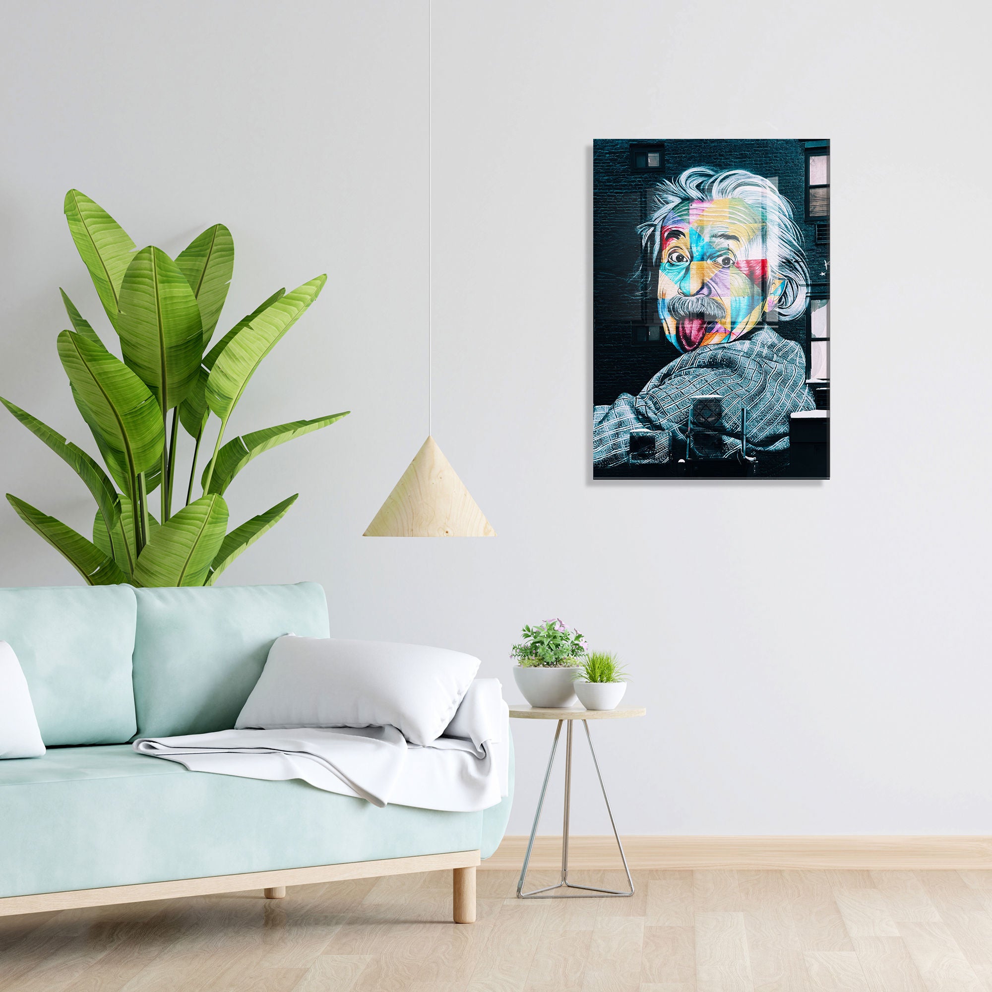 Quadro Decorativo em Vidro Temperado Multicolor 45x65cm - Arte Moderna para Transformar o Seu Espaço