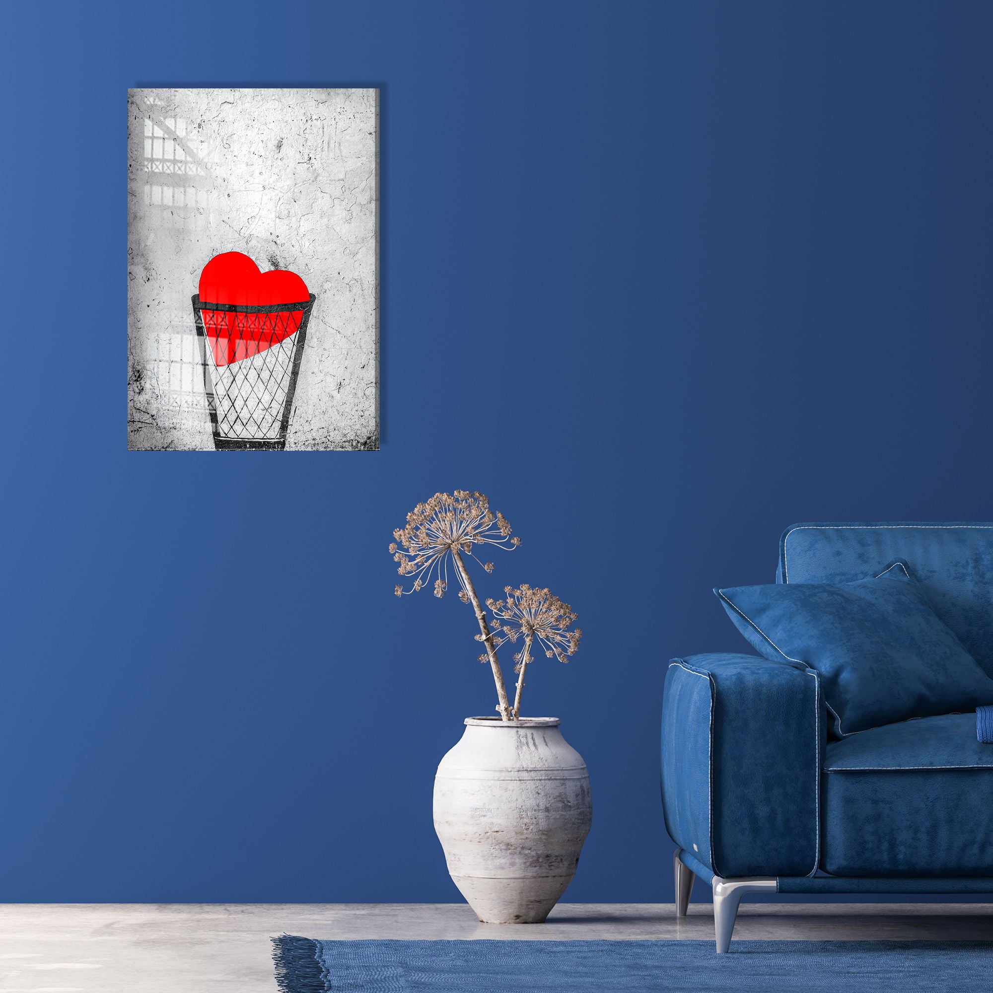 Quadro Decorativo em Vidro Temperado Multicolor 70x100cm - Arte Moderna para Transformar o Seu Espaço
