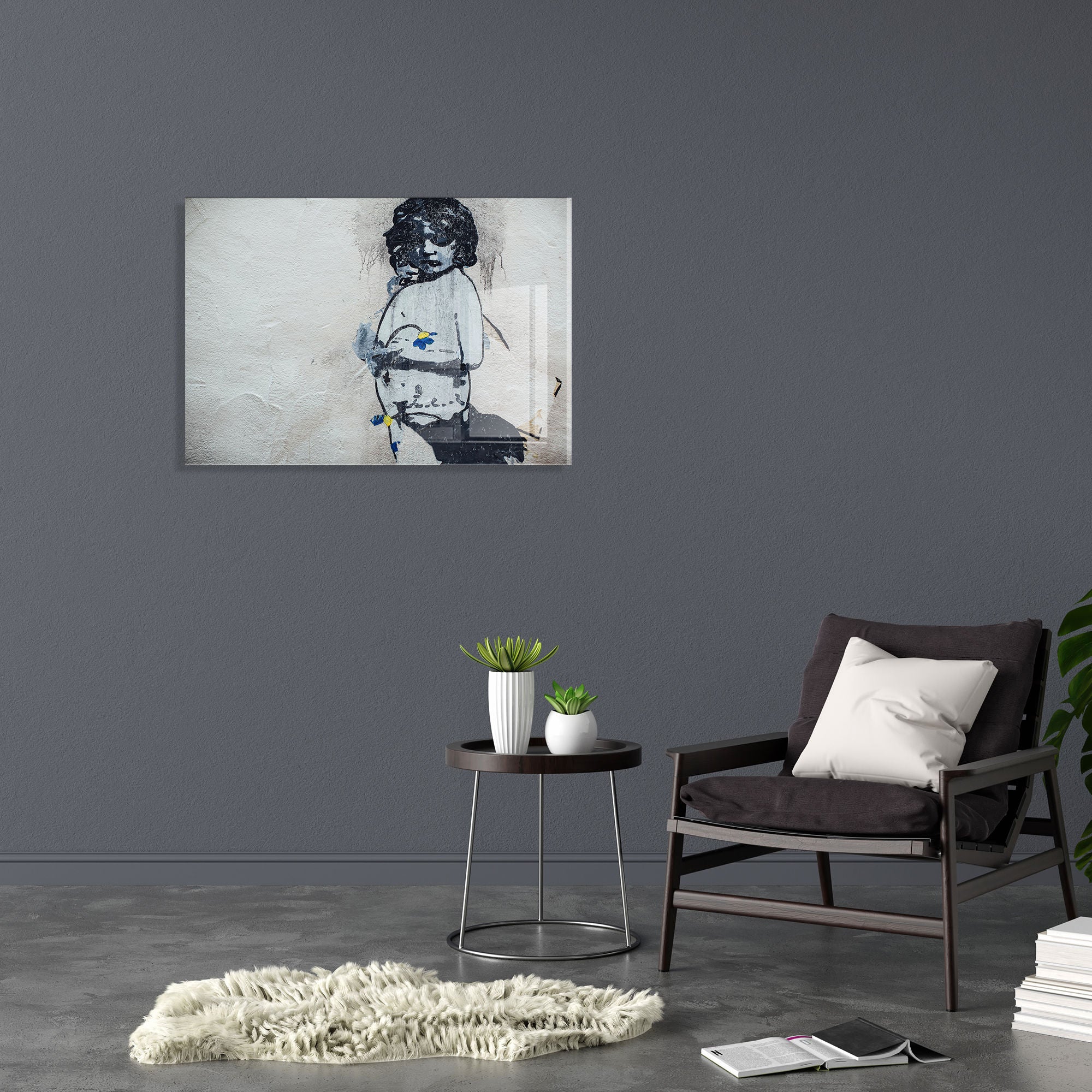 Quadro Decorativo em Vidro Temperado Multicolor 50x70cm - Arte Moderna para Transformar o Seu Espaço