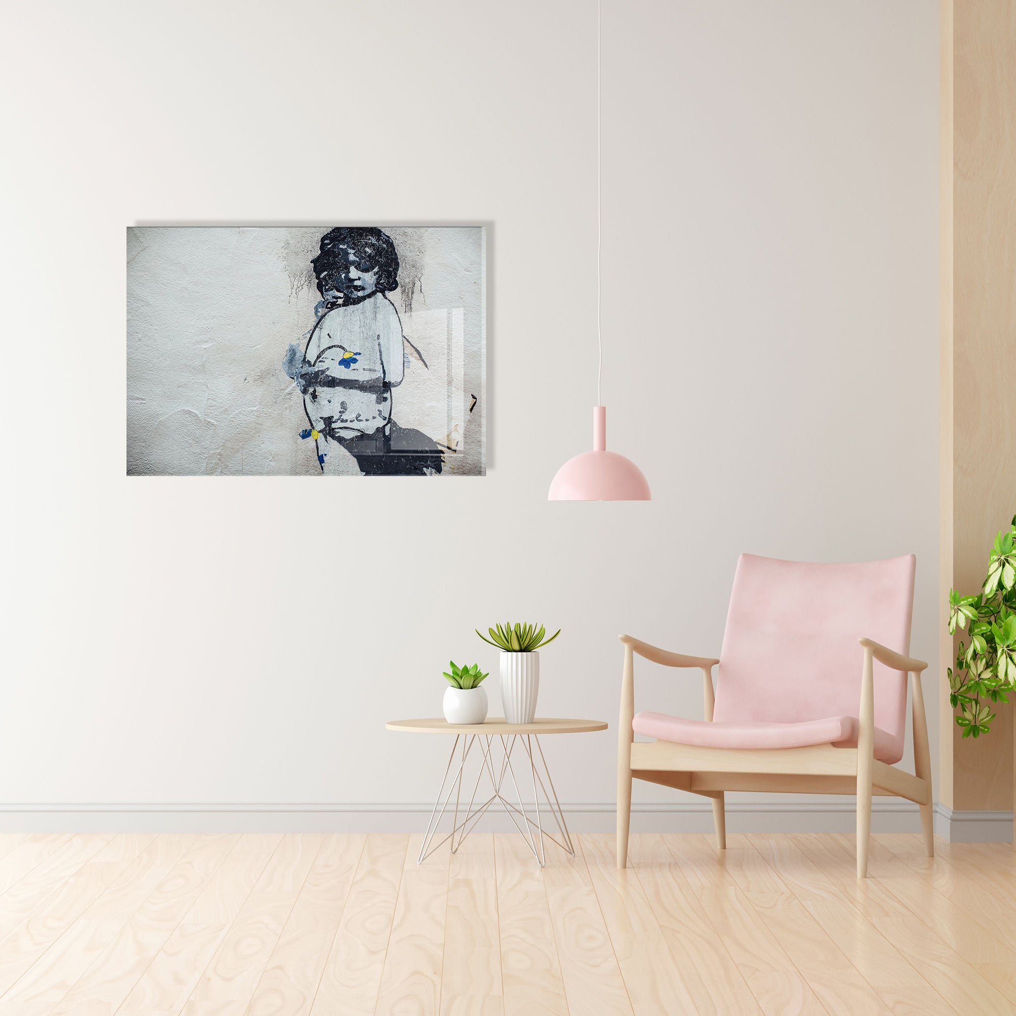 Quadro Decorativo em Vidro Temperado Multicolor 45x65cm - Arte Moderna para Transformar o Seu Espaço