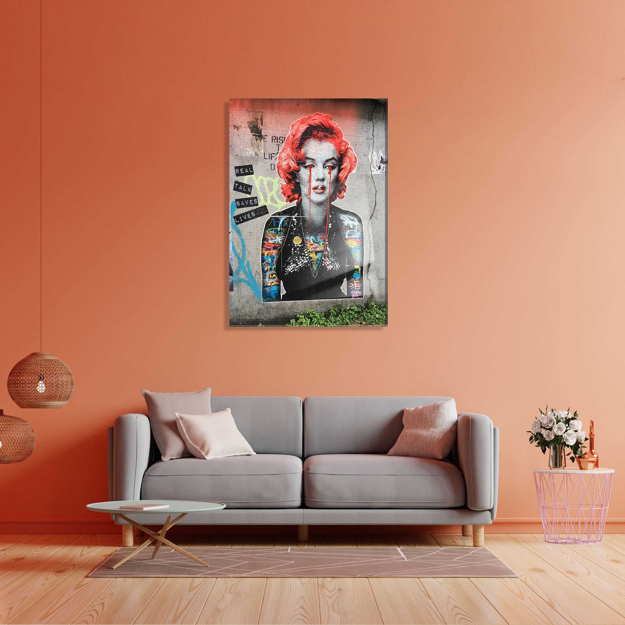 Quadro Decorativo em Vidro Temperado Multicolor 70x100cm - Arte Moderna para Transformar o Seu Espaço
