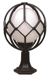 Candeeiro de Parede para Exterior – 55 cm – Preto e Branco – ABS