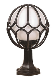 Candeeiro de Parede para Exterior – 50 cm x 30 cm – Preto e Branco – ABS e Polietileno